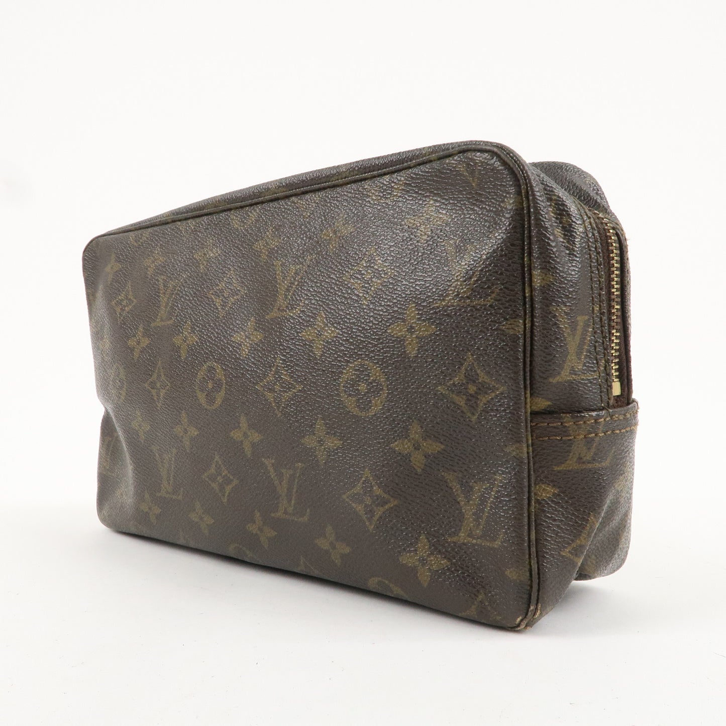 Louis Vuitton Monogram Trousse Toilette 28 Pouch Brown M47522