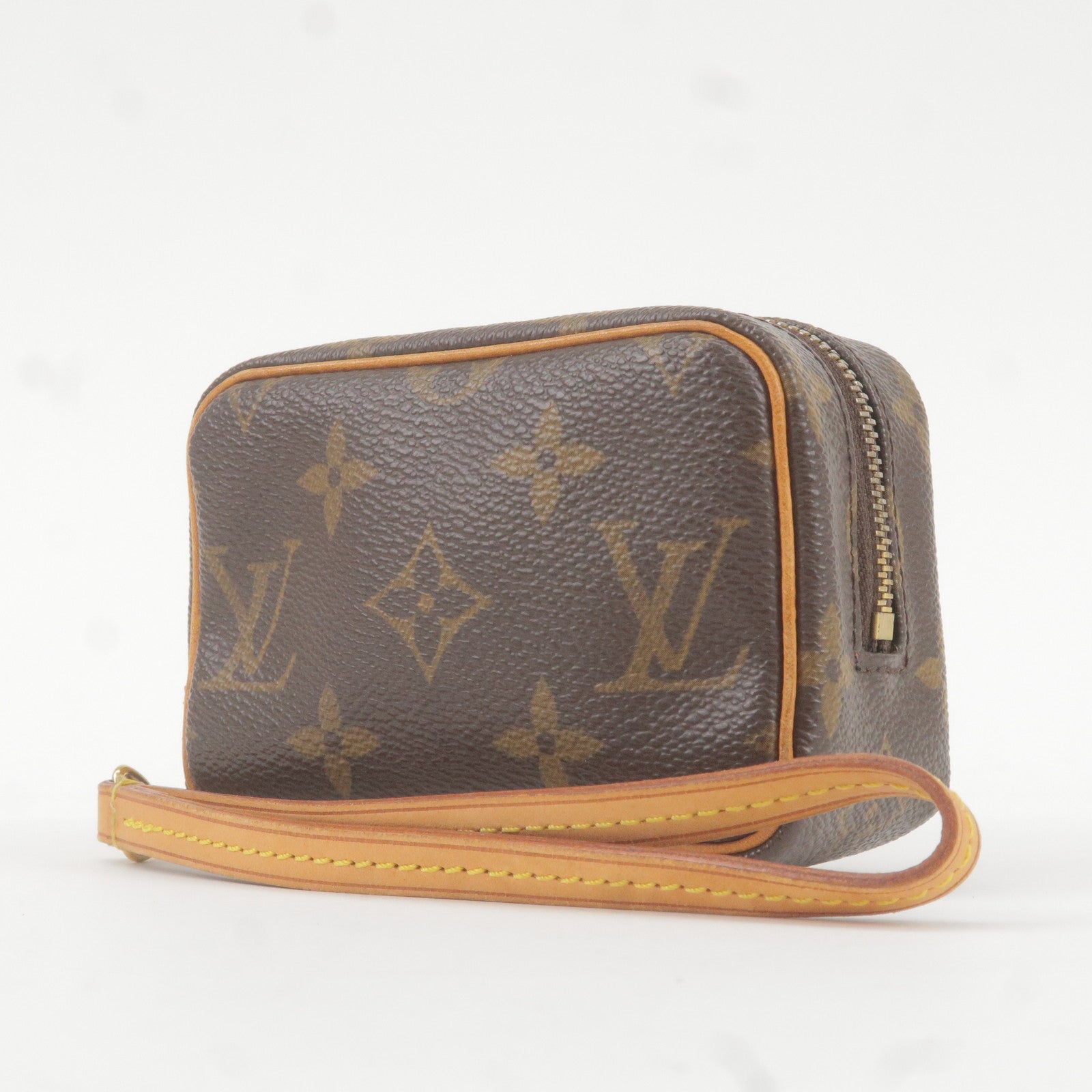 Louis Vuitton Monogram Trousse Wapity Pouch Wristlet Cosmetic