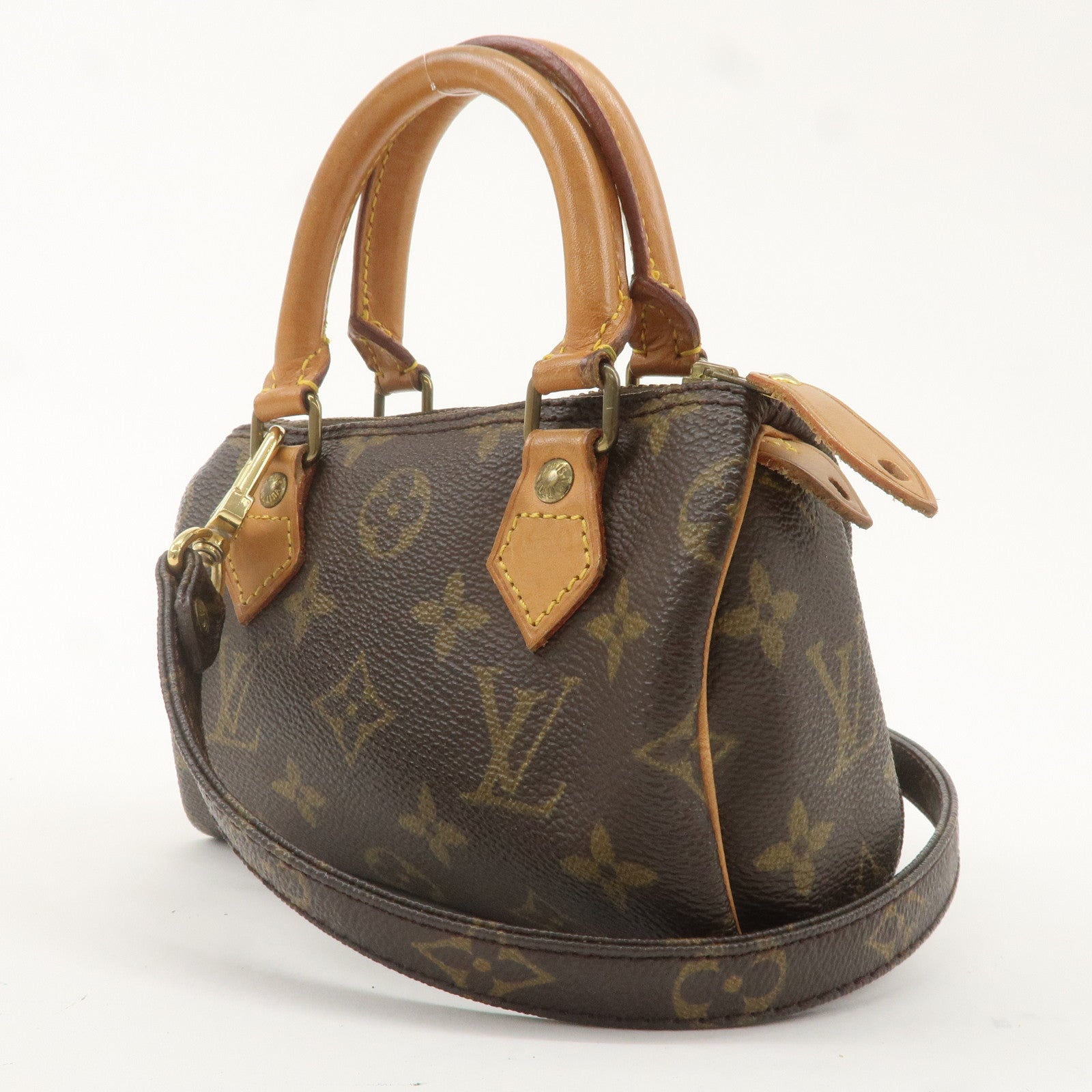 Louis Vuitton Monogram Mini Speedy & Strap M41534 J75010