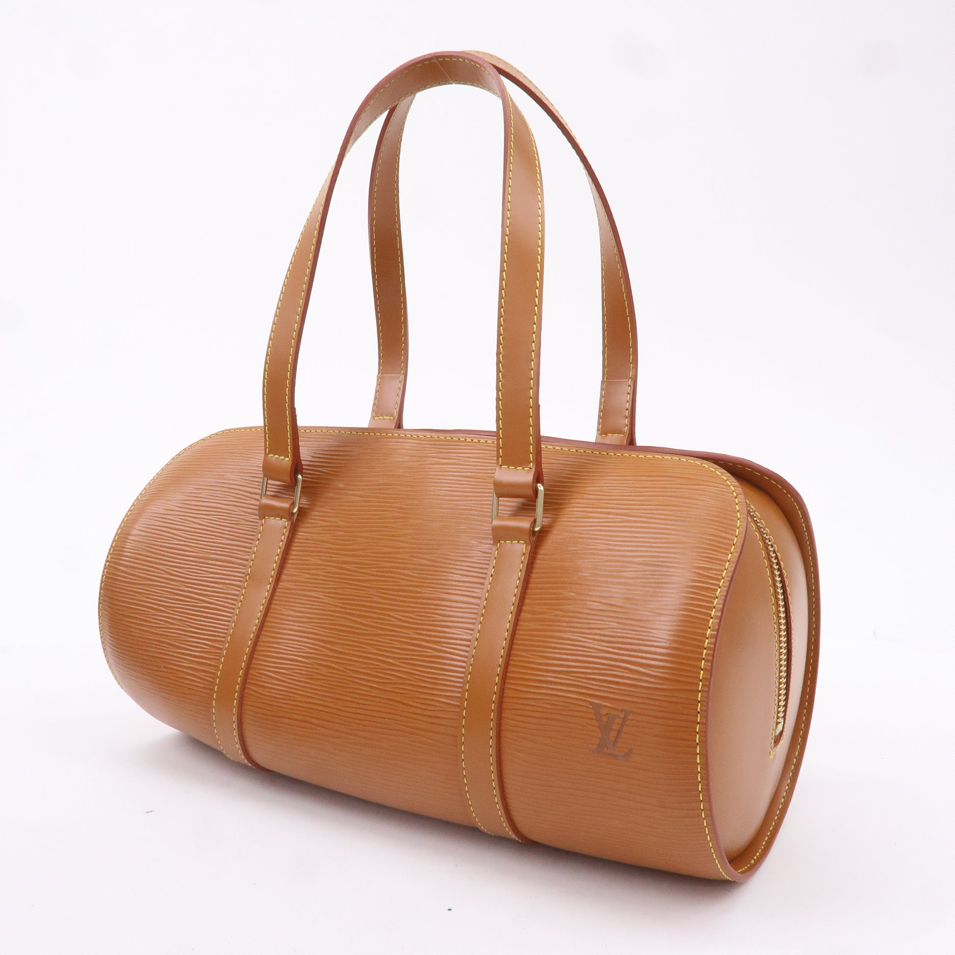 Louis Vuitton Suflo Shoulder tube type Hand Bag Epi Zipang Gold M52228  Women 