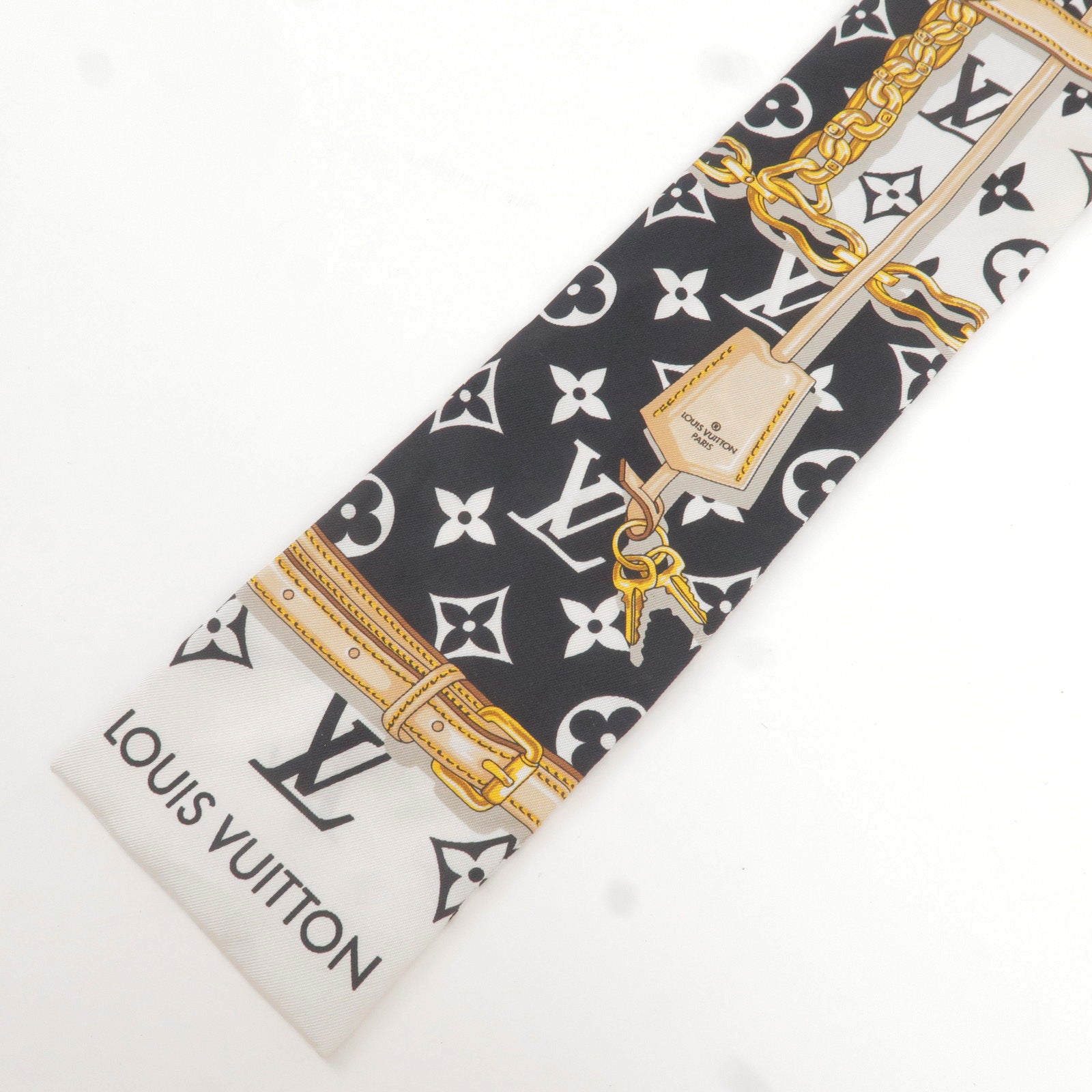 Louis-Vuitton-Monogram-Bandeau-100%-Silk-Confidential-Noir-M78656 –  dct-ep_vintage luxury Store