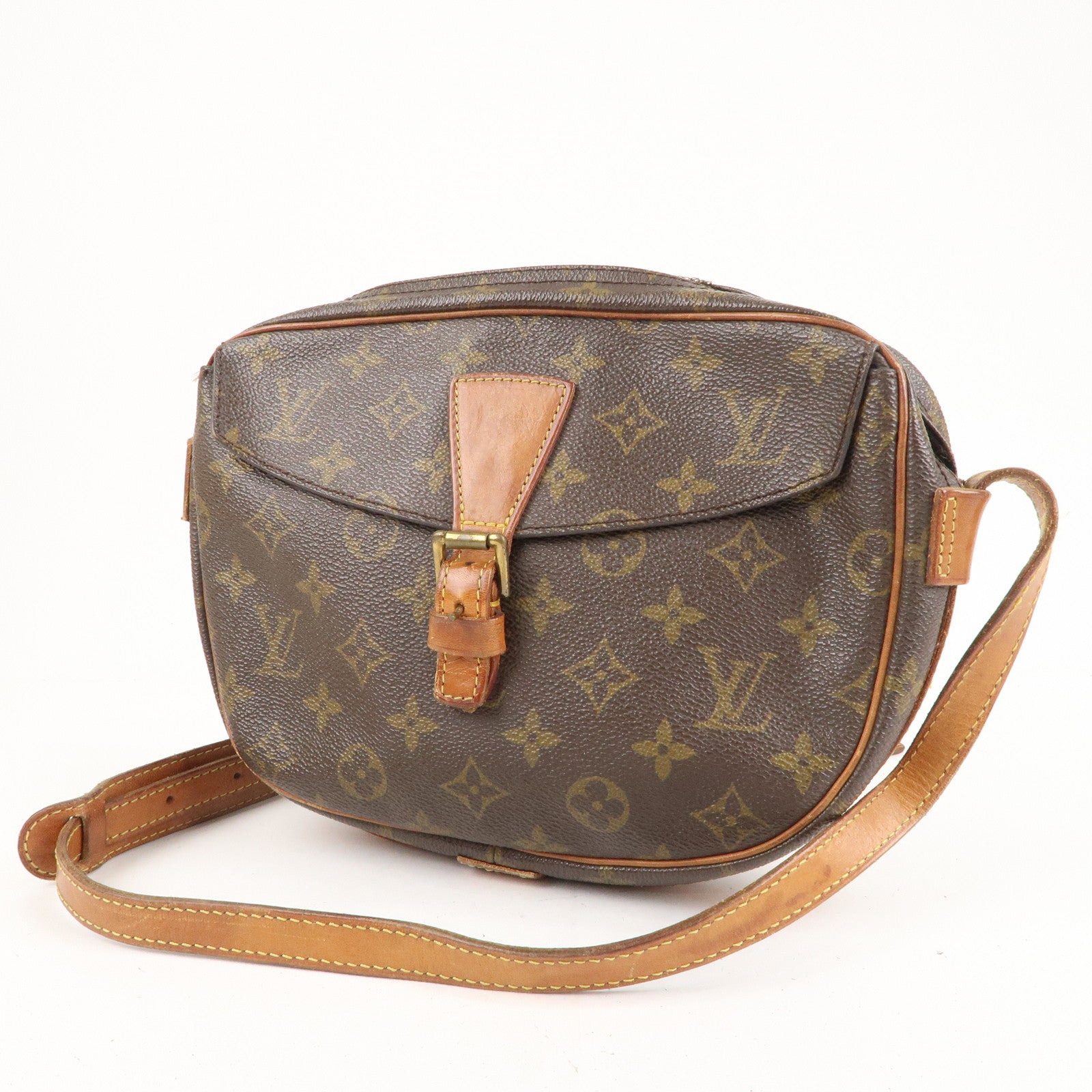 Louis Vuitton Jeune Fille MM Crossbody Bag Purse Messenger Monogram Leather  Zip