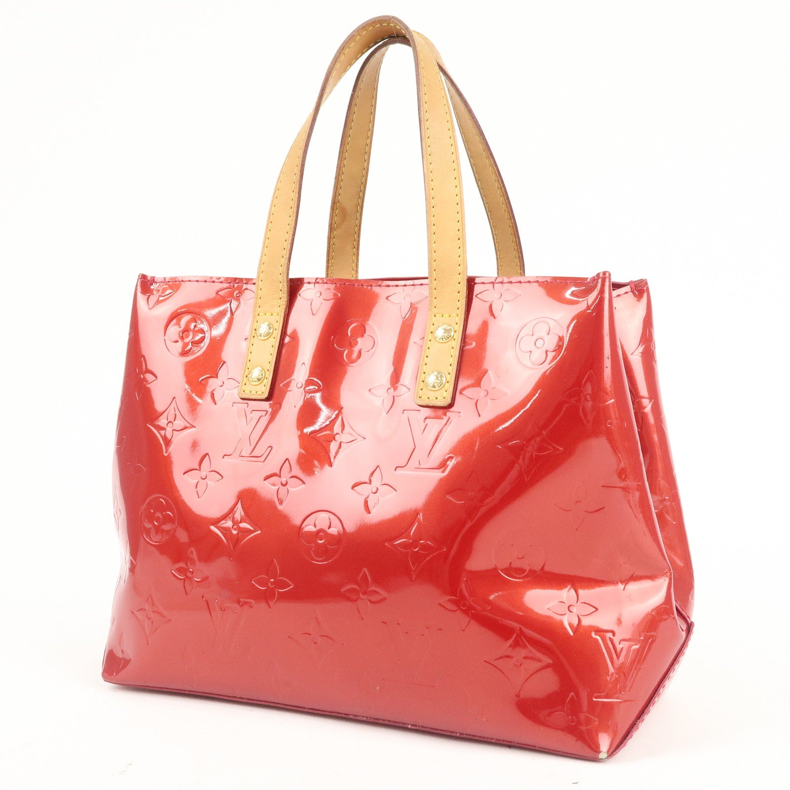 Louis-Vuitton-Monogram-Vernis-Lead-PM-Hand-Bag-Red-M91990 – dct