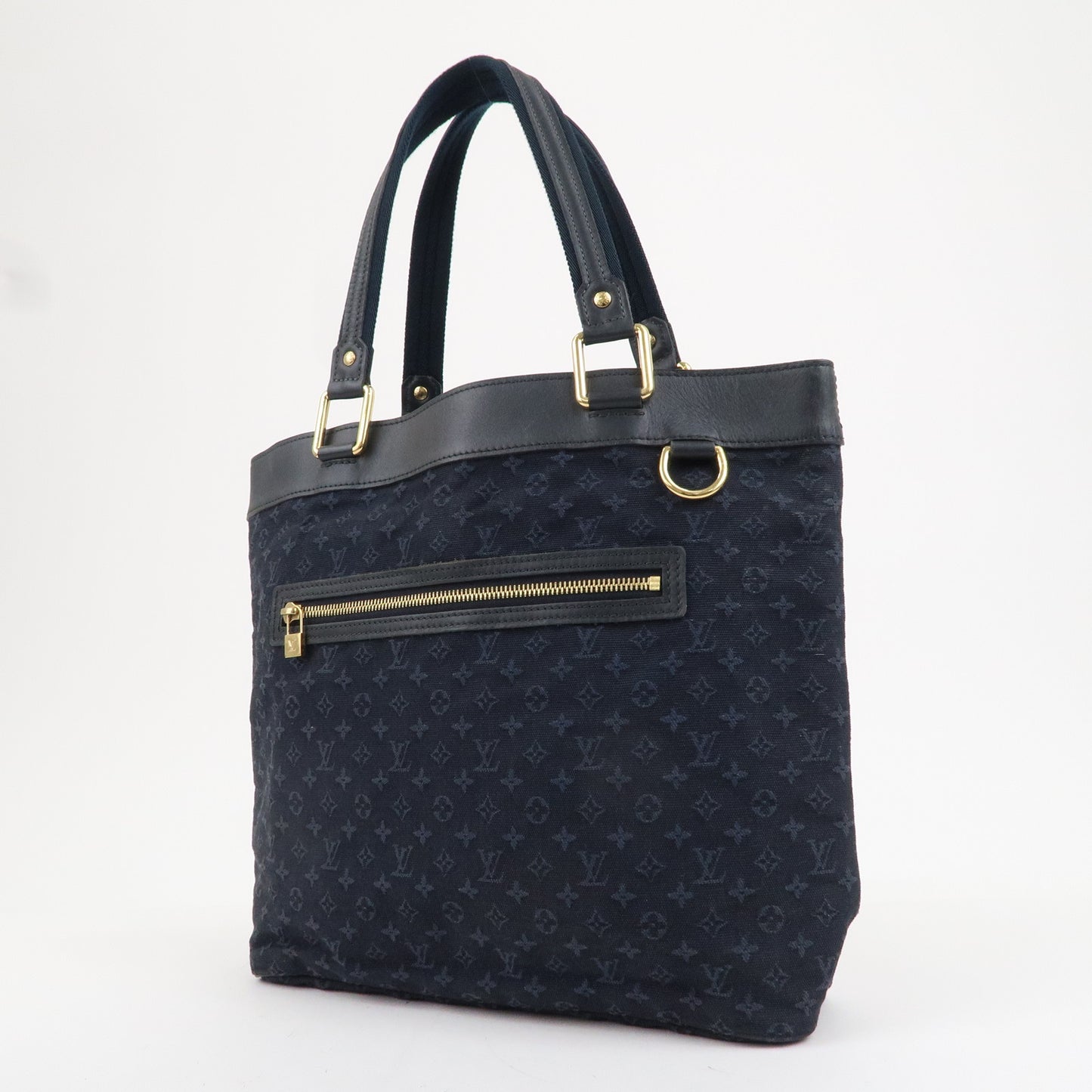 Louis Vuitton Monogram Mini Lucille GM Tote Bag Blue M92679