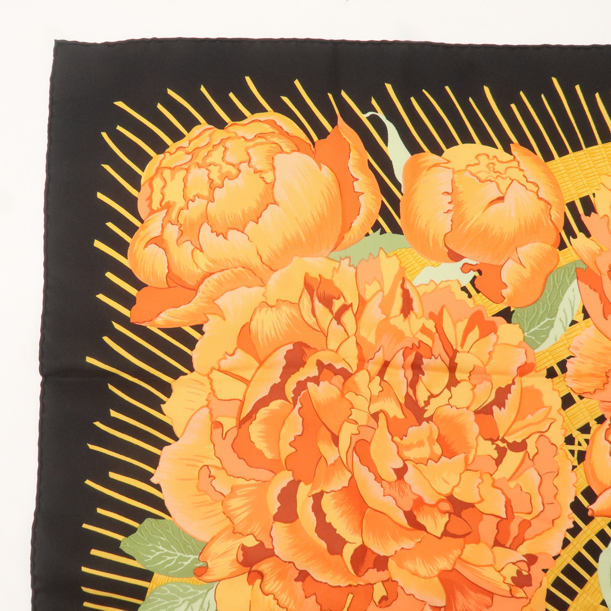 hermes peony scarf