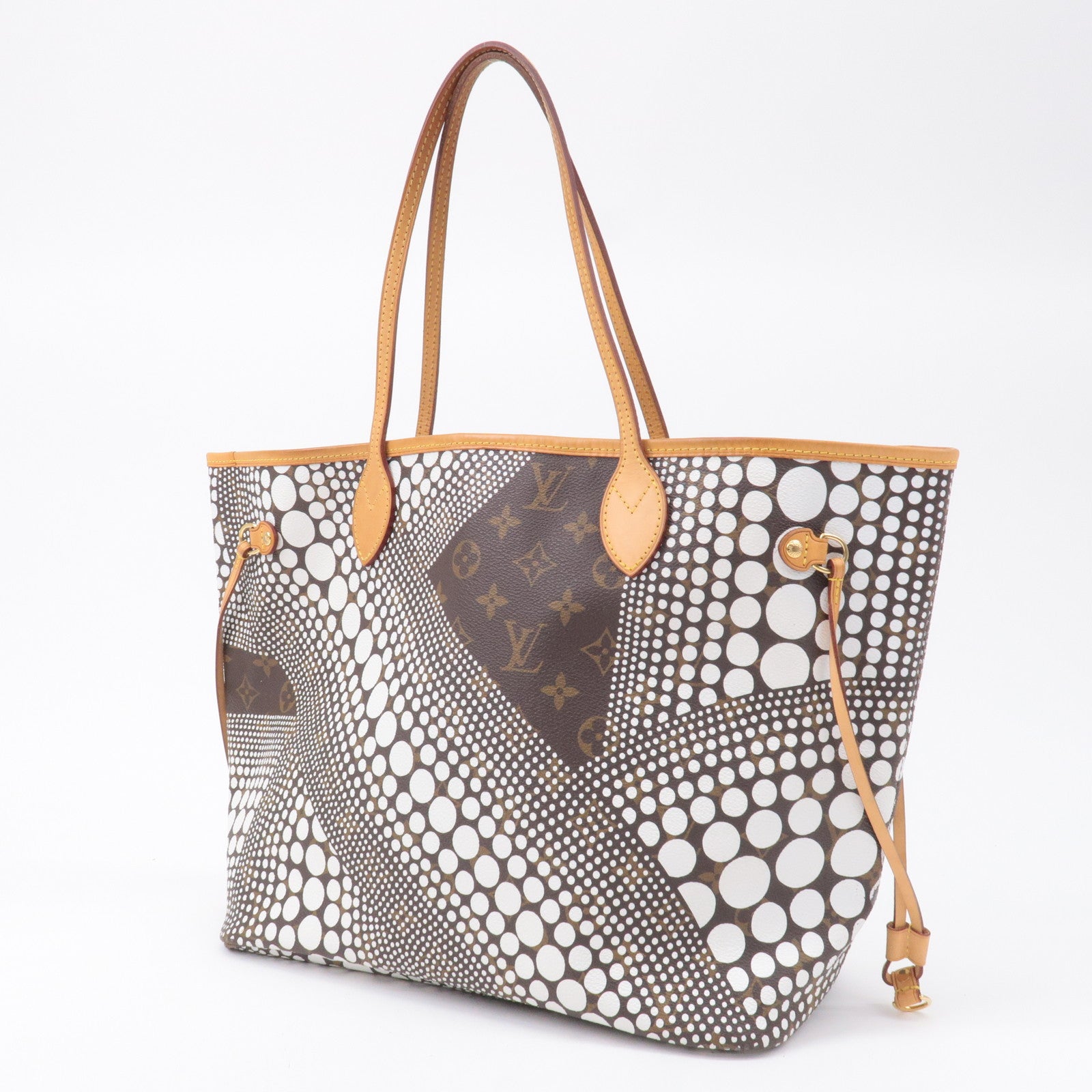 Louis Vuitton Yayoi Kusama Neverfull MM Monogram Shoulder Bag