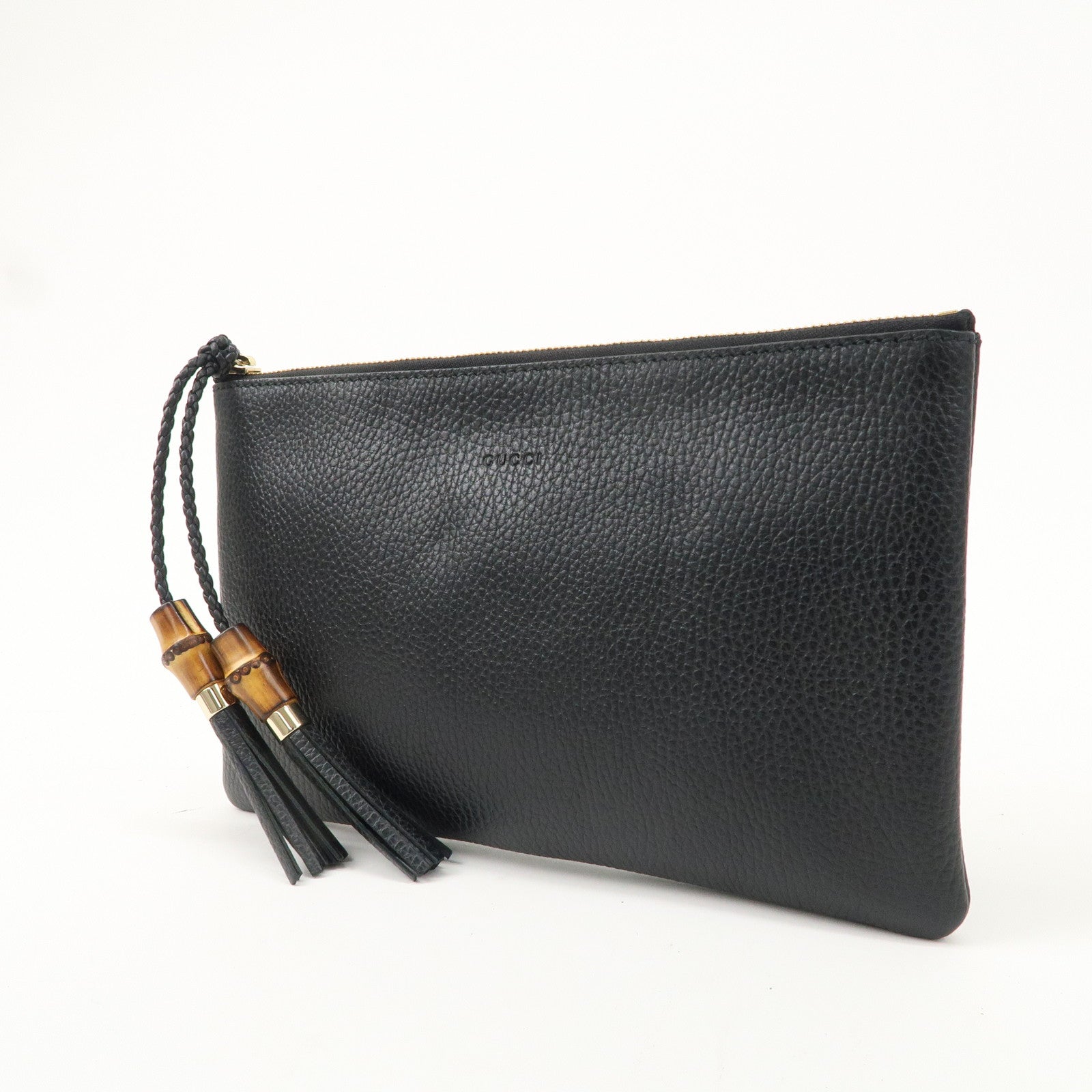 Gucci bamboo clutch online bag