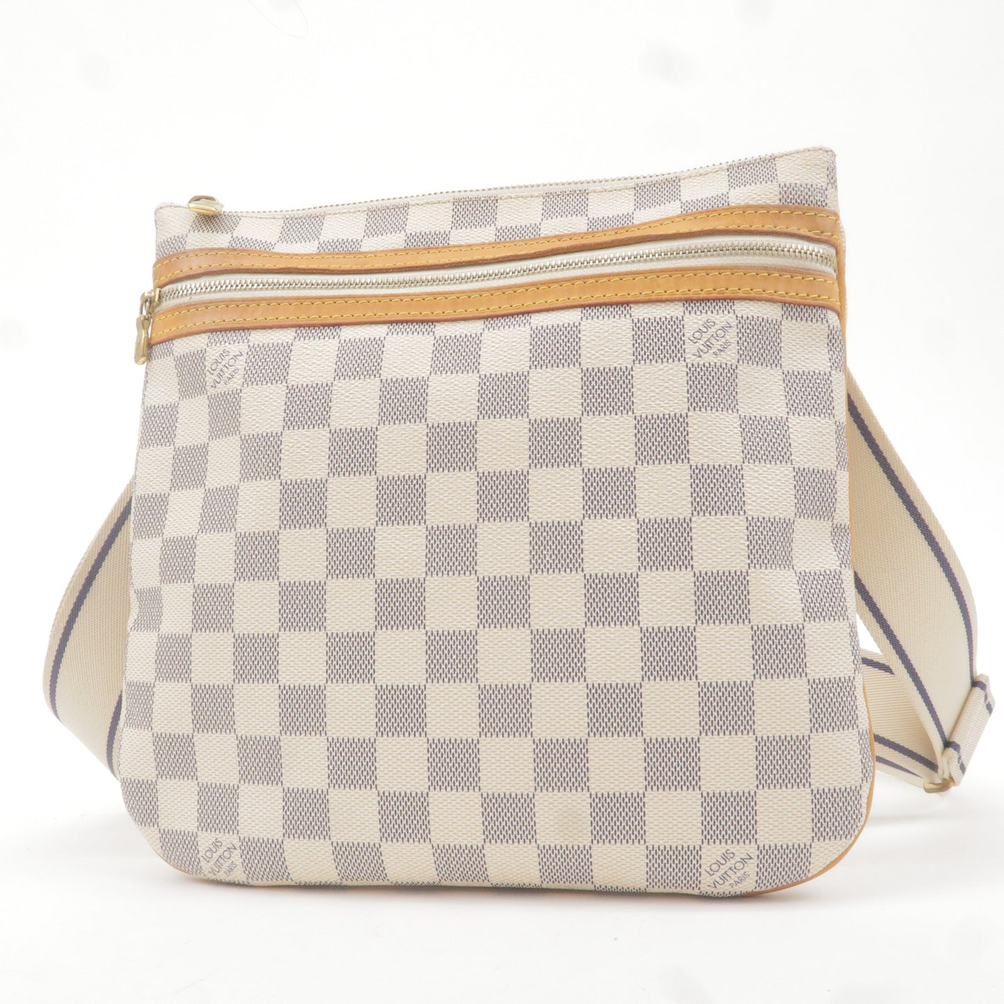 Louis Vuitton Damier Azur Pochette Bosphore Shoulder Bag N51112 Lv