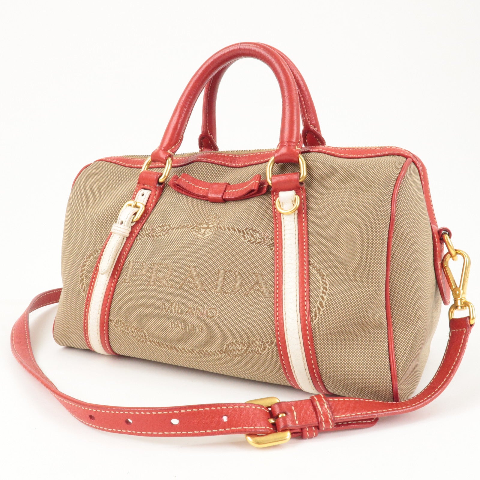Shoulder - ep_vintage luxury Store - Jacquard - Canvas - Bag