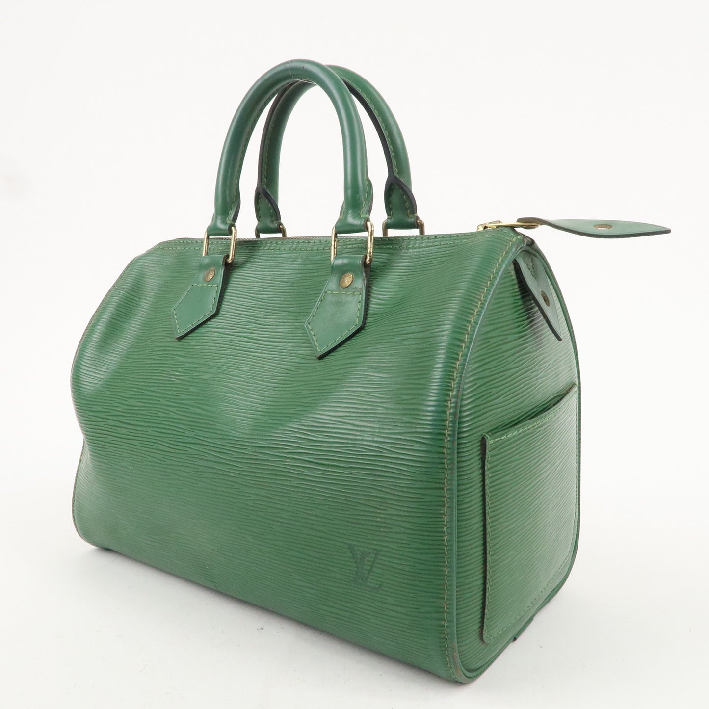 Louis Vuitton Epi Speedy 25 Hand Boston Bag Borneo Green M43014