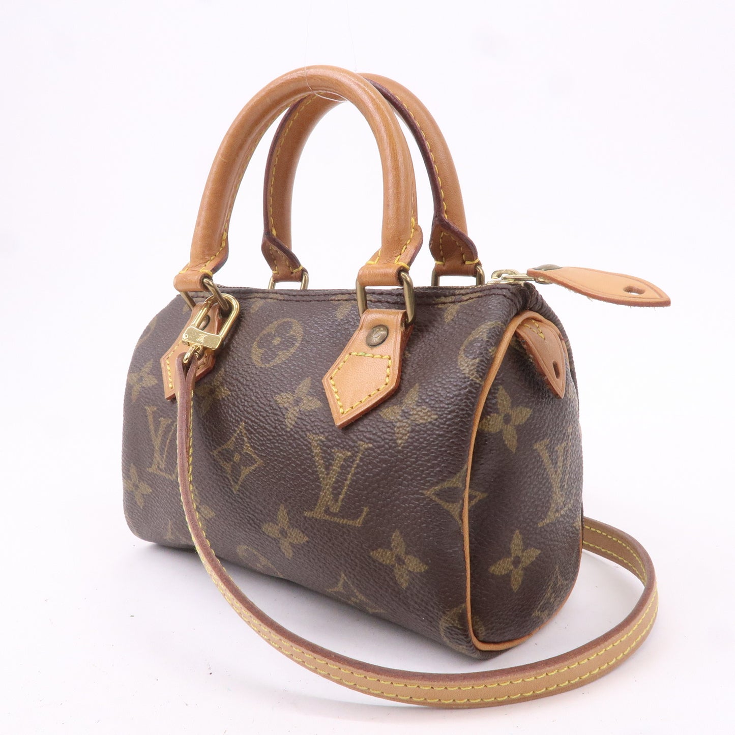 Louis Vuitton Monogram Mini Speedy & Shoulder Strap M41534 J00145