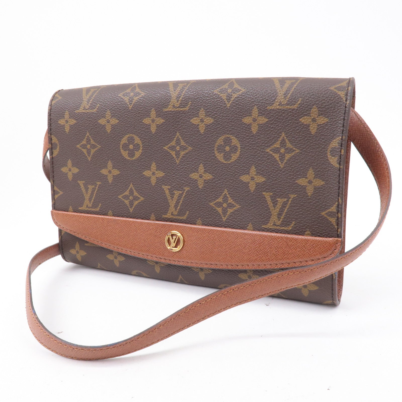 Louis Vuitton Monogram Bordeaux 24 Shoulder Bag Brown M51798