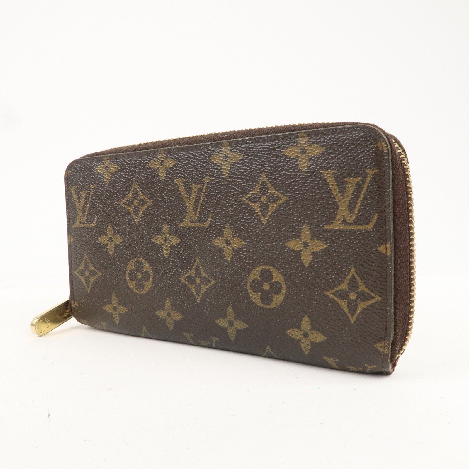 Louis Vuitton Wallet Purse Coin purse Monogram Brown Woman Authentic Used  C231