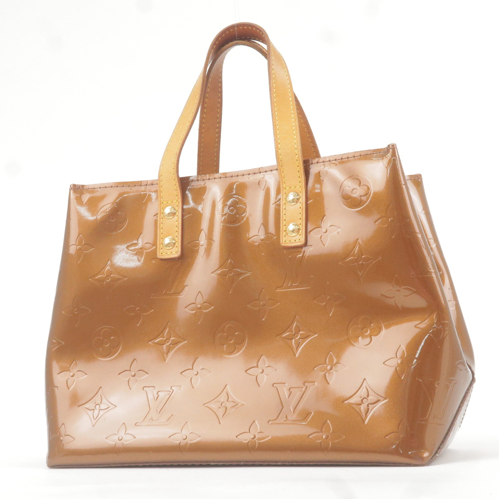 Shop for Louis Vuitton Beige Vernis Leather Reade PM Bag - Shipped from USA