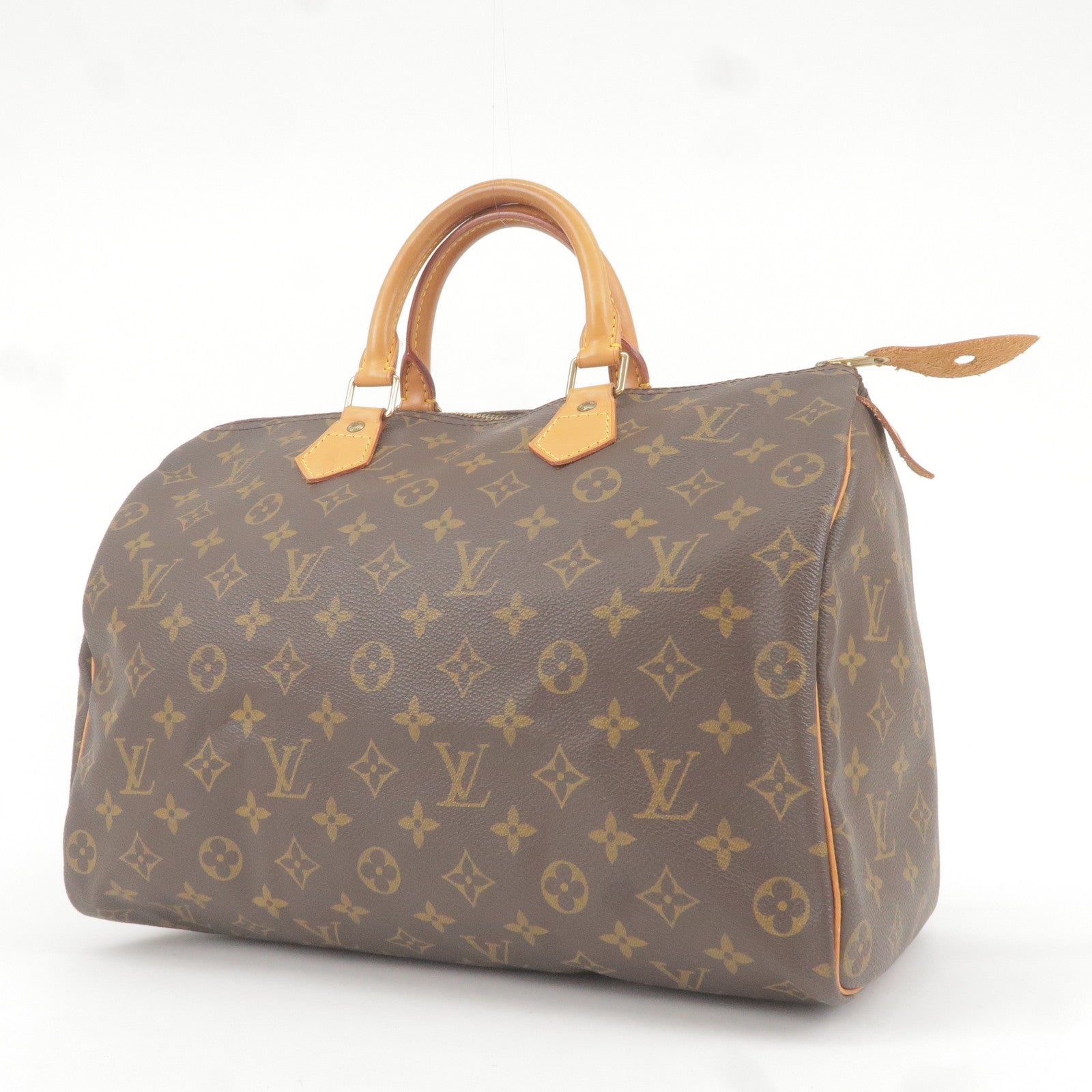 Louis Vuitton Monogram Speedy 35 Satchel Boston Bag