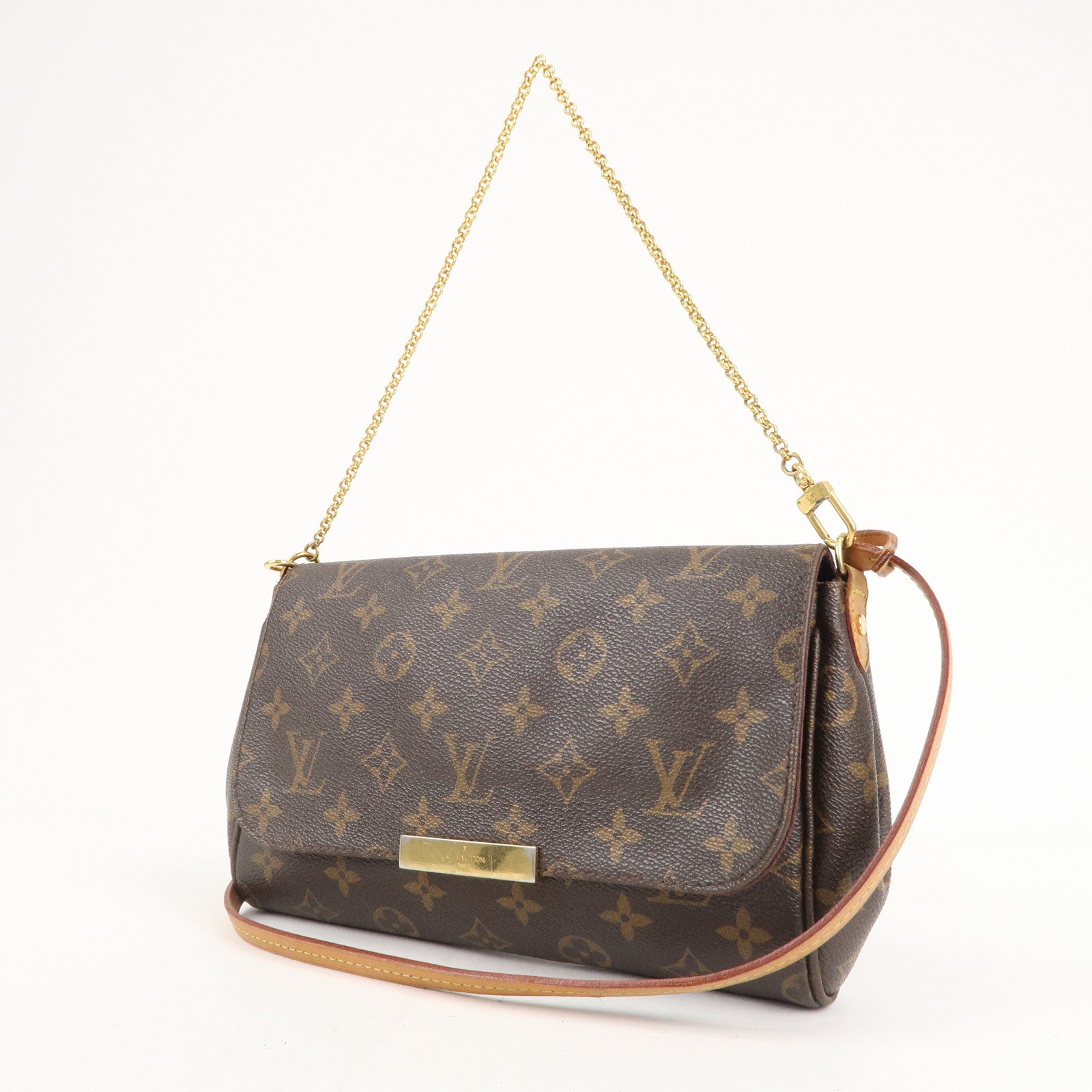 Louis Vuitton Monogram Favorite MM w/ Strap - Brown Crossbody Bags