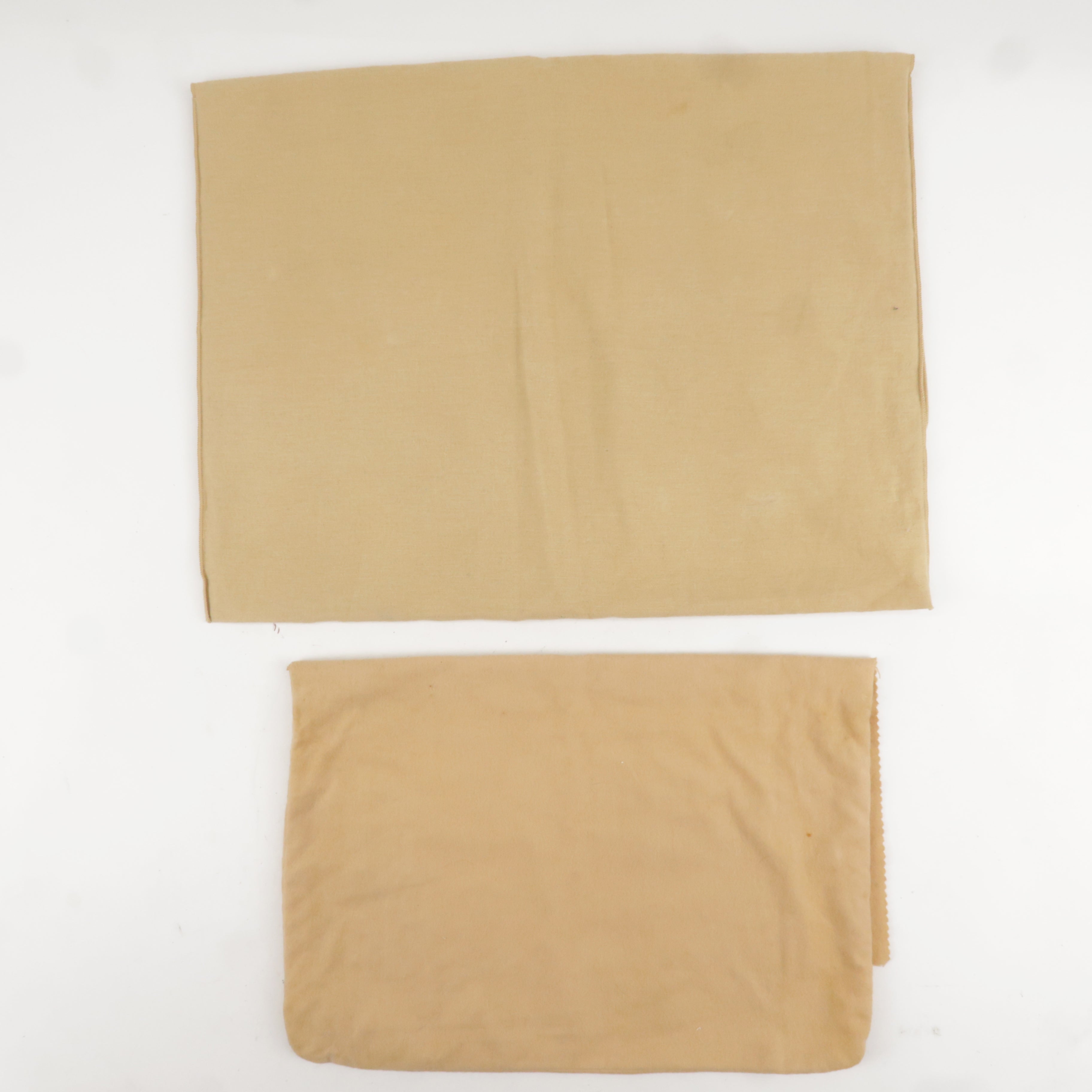 Louis Vuitton Set of 10 Dust Bag Flap Style Beige Brown