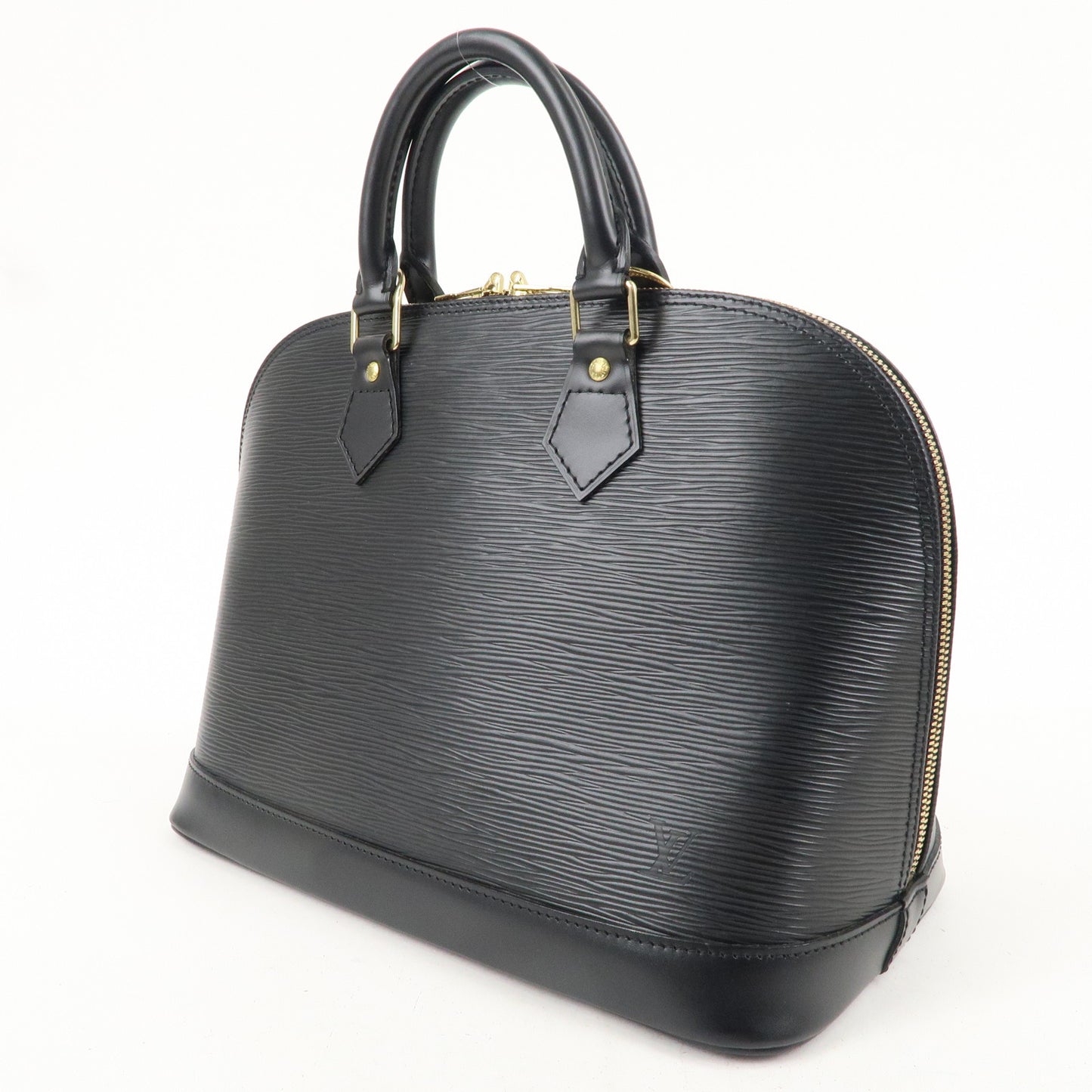 Louis Vuitton Epi Alma Hand Bag Noir Black M52142