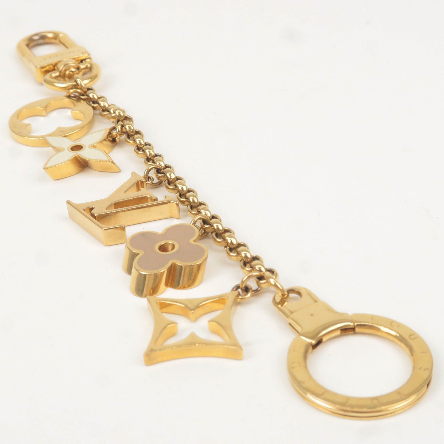 LOUIS VUITTON Bag Bag Charm / Chain Fleur de Monogram Gold M65111 Meta–  GALLERY RARE Global Online Store