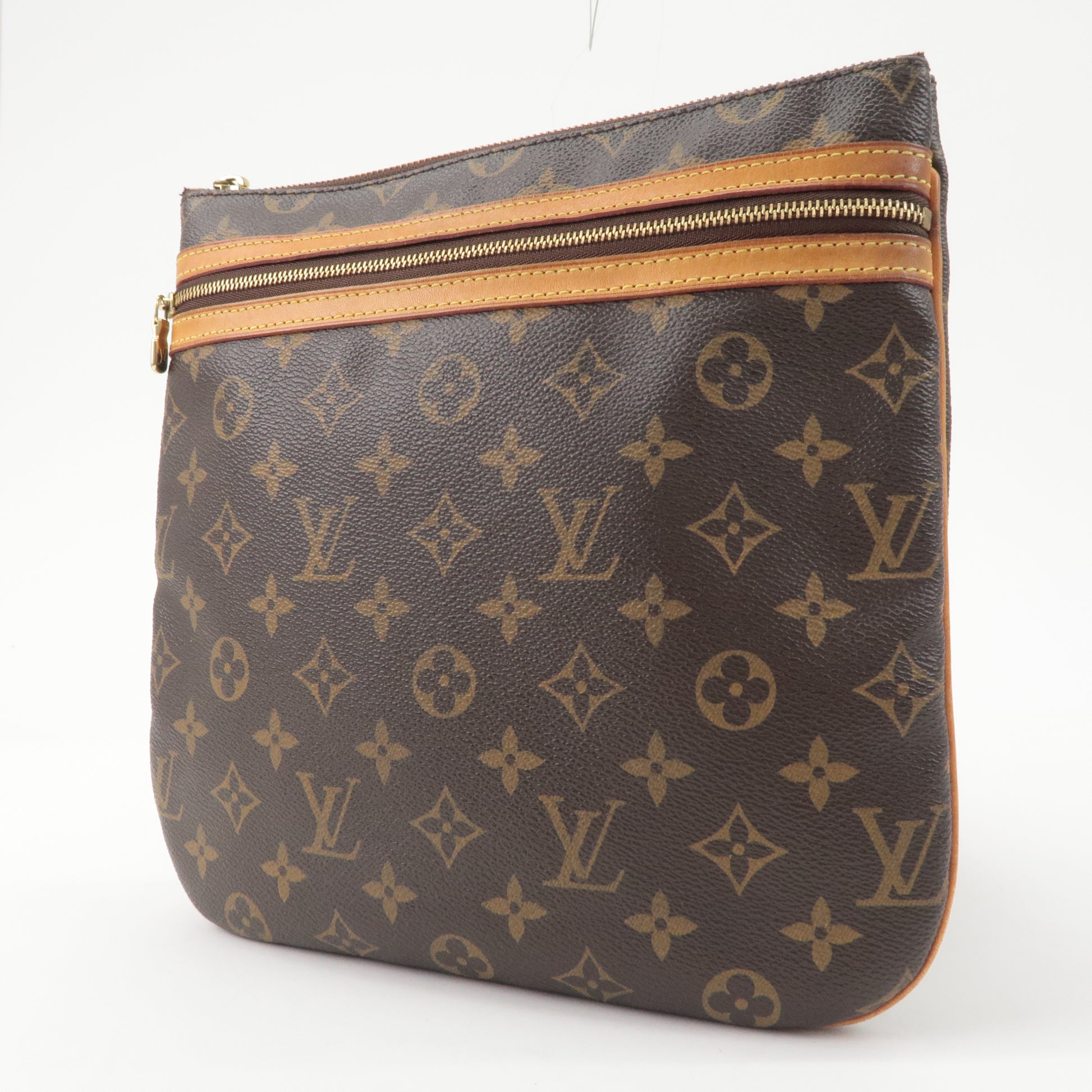 Louis Vuitton Monogram Canvas Pochette Bosphore Messenger Bag