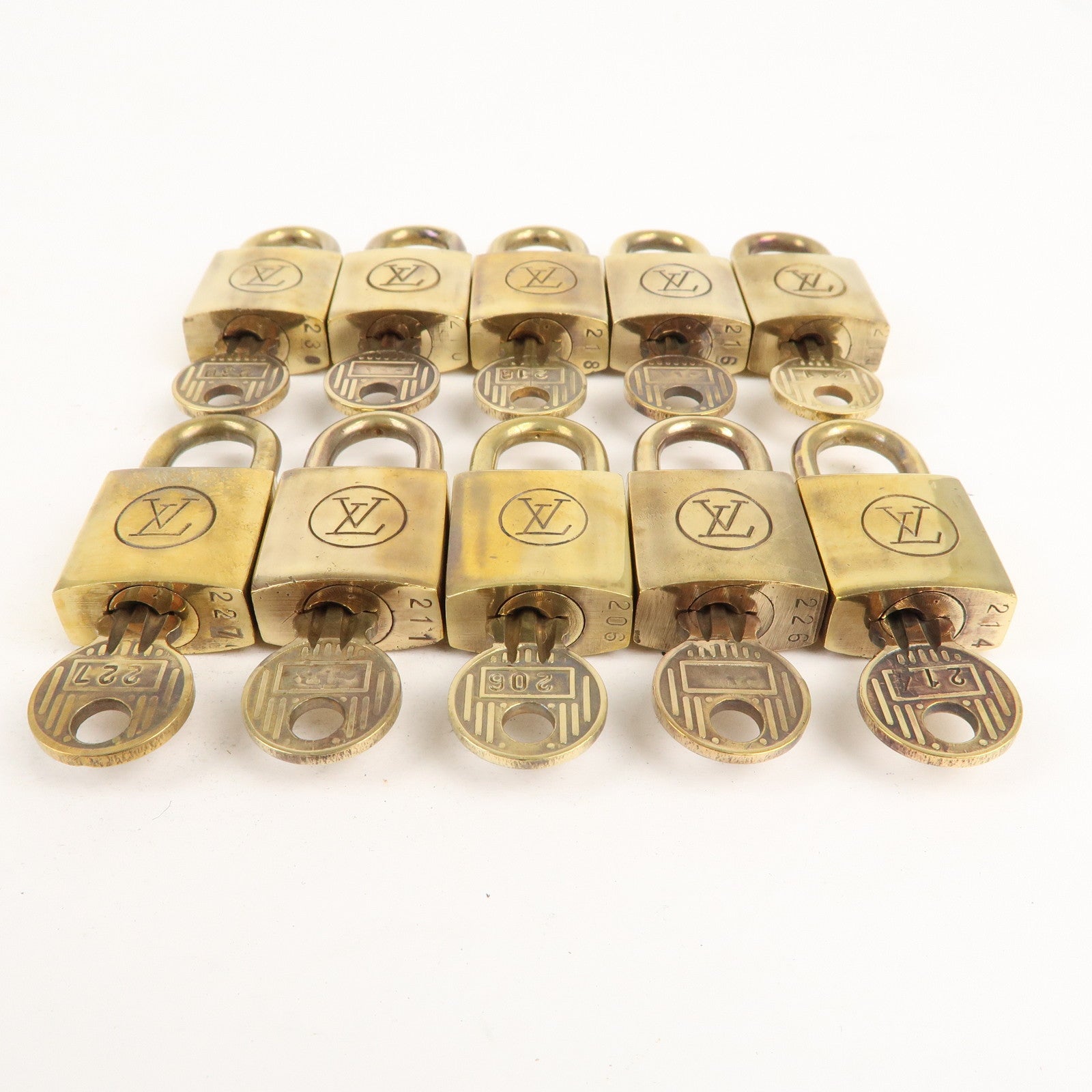 Louis Vuitton Padlock and One Key 226 Lock Brass 
