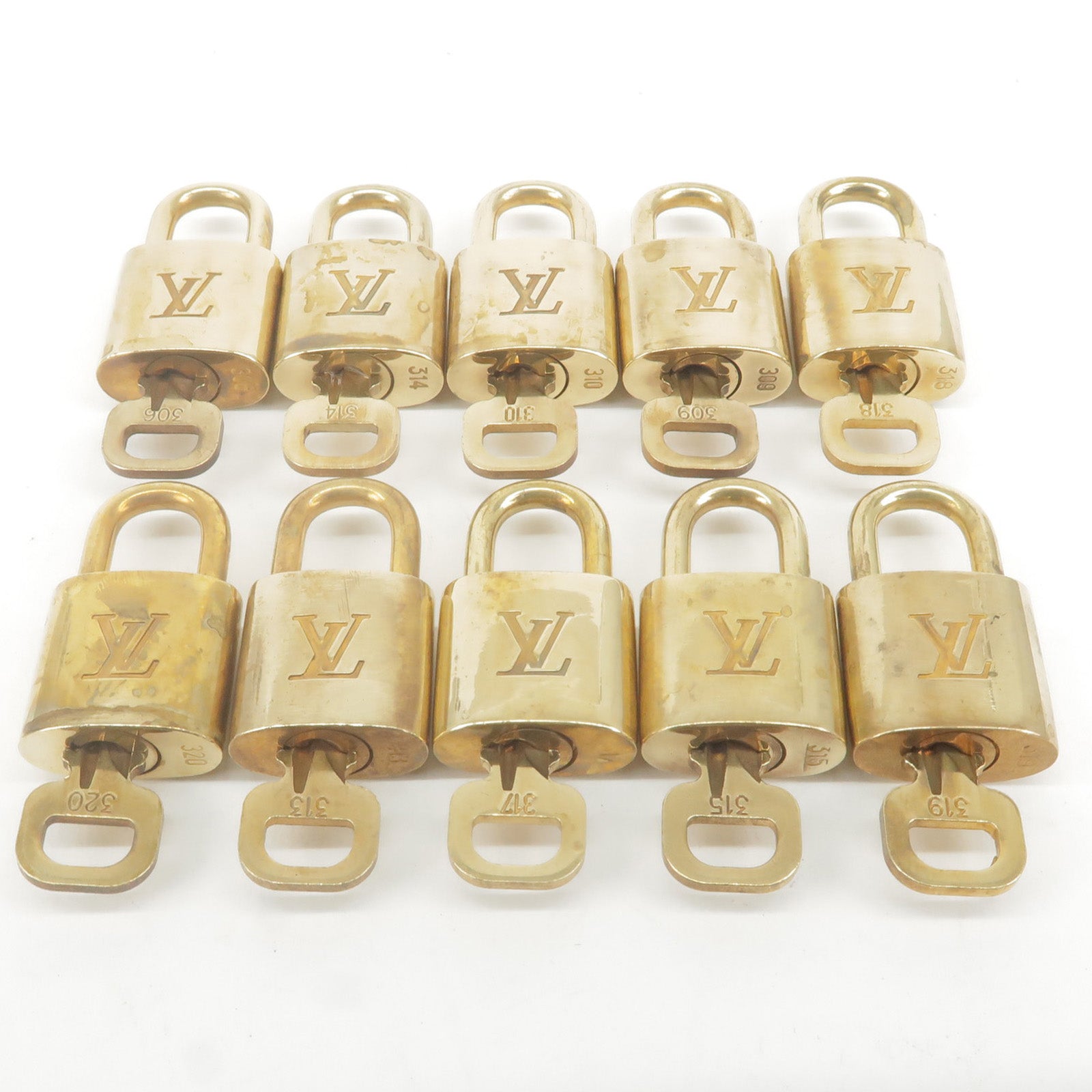 LV Louis Vuitton Lock & Key 313
