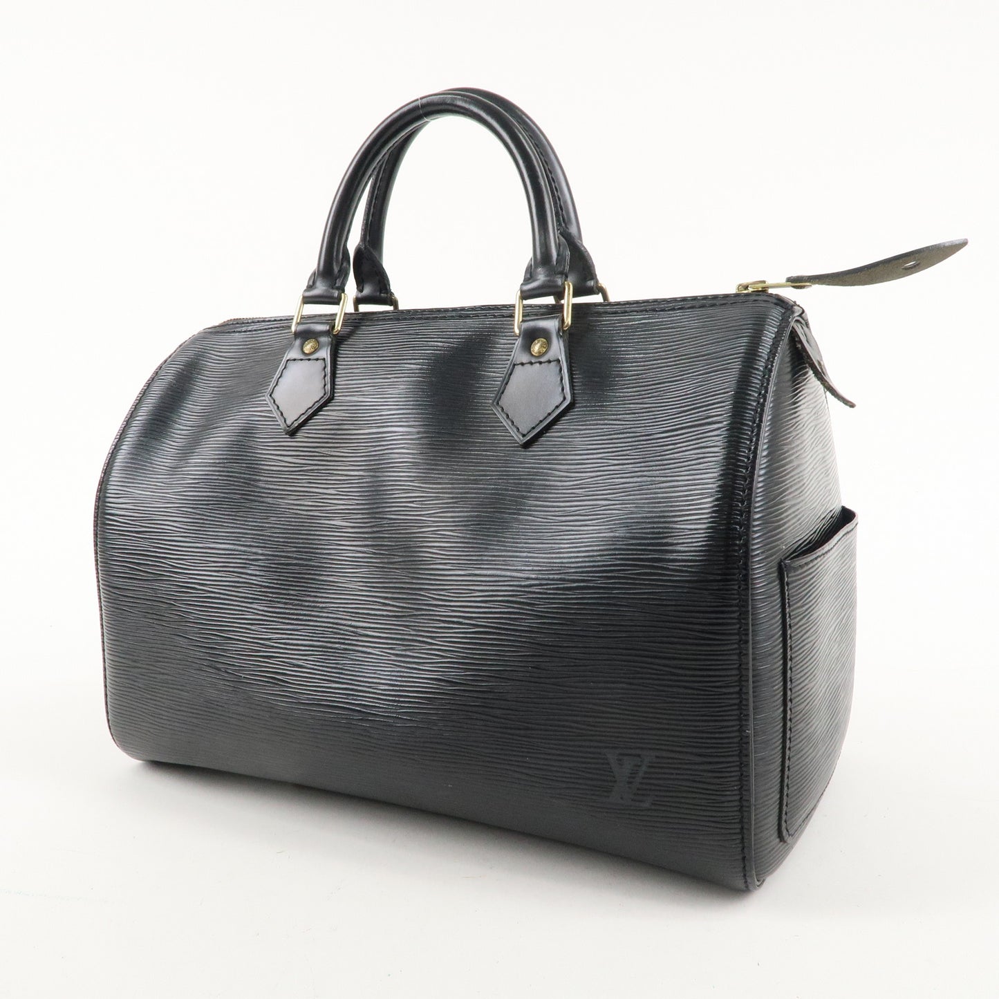 Louis Vuitton Epi Speedy 30 Leather Hand Bag Black Noir M59022
