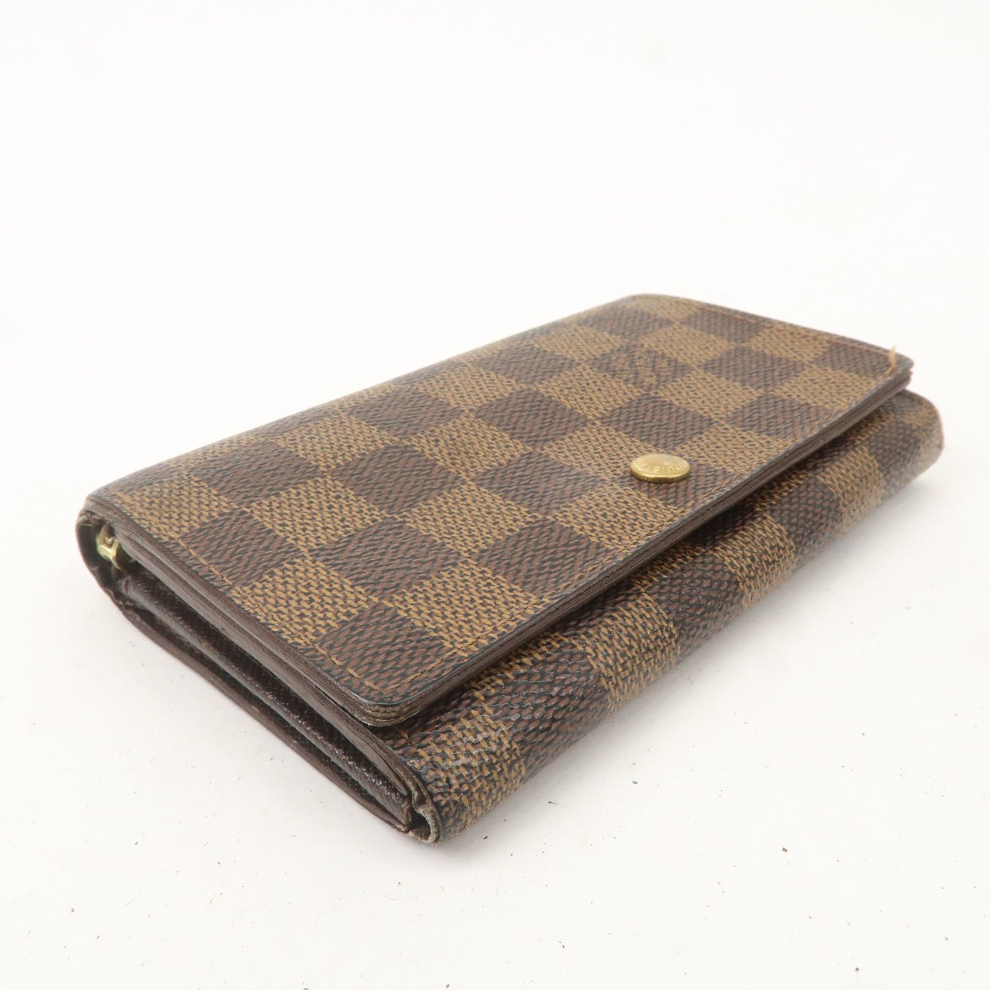 Louis Vuitton Damier Set of 3 Portofouille Wallet N61736 N60895