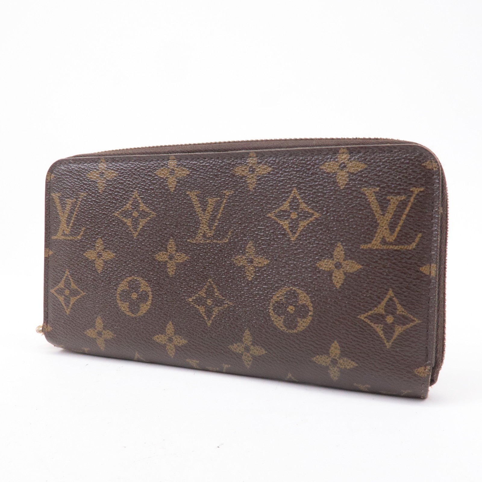 LOUIS VUITTON purse M60017 Zippy wallet Monogram canvas Brown