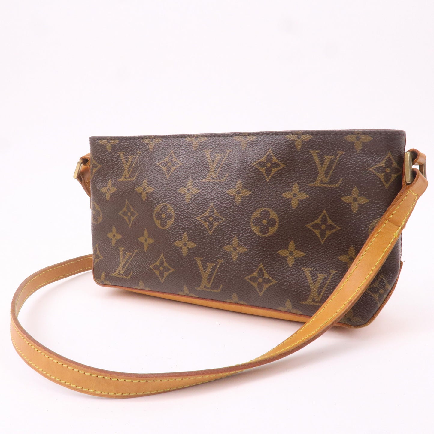 Louis Vuitton Monogram Trotteur Shoulder Bag Brown M51240