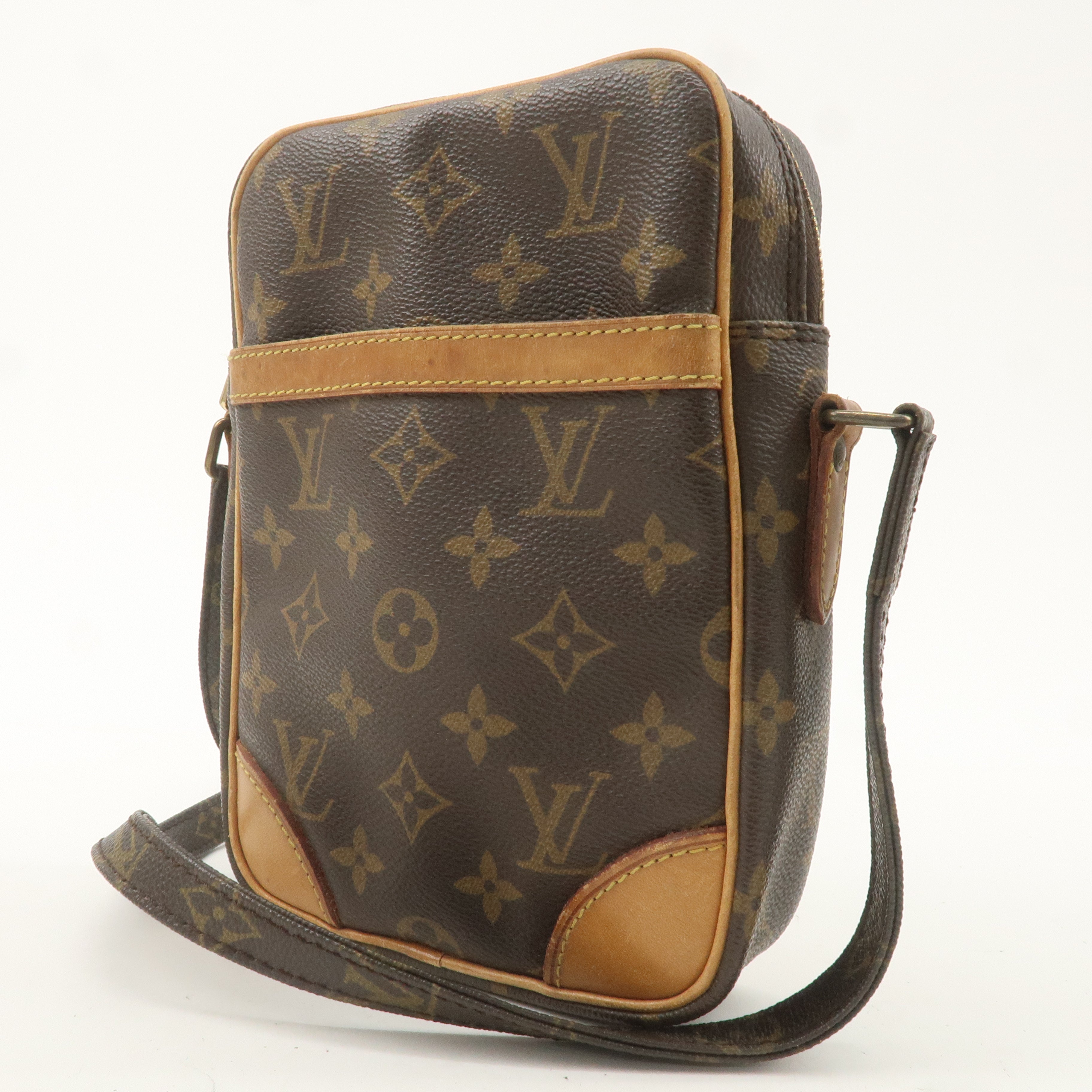 Louis Vuitton Monogram Danube Shoulder Bag Brown M45266