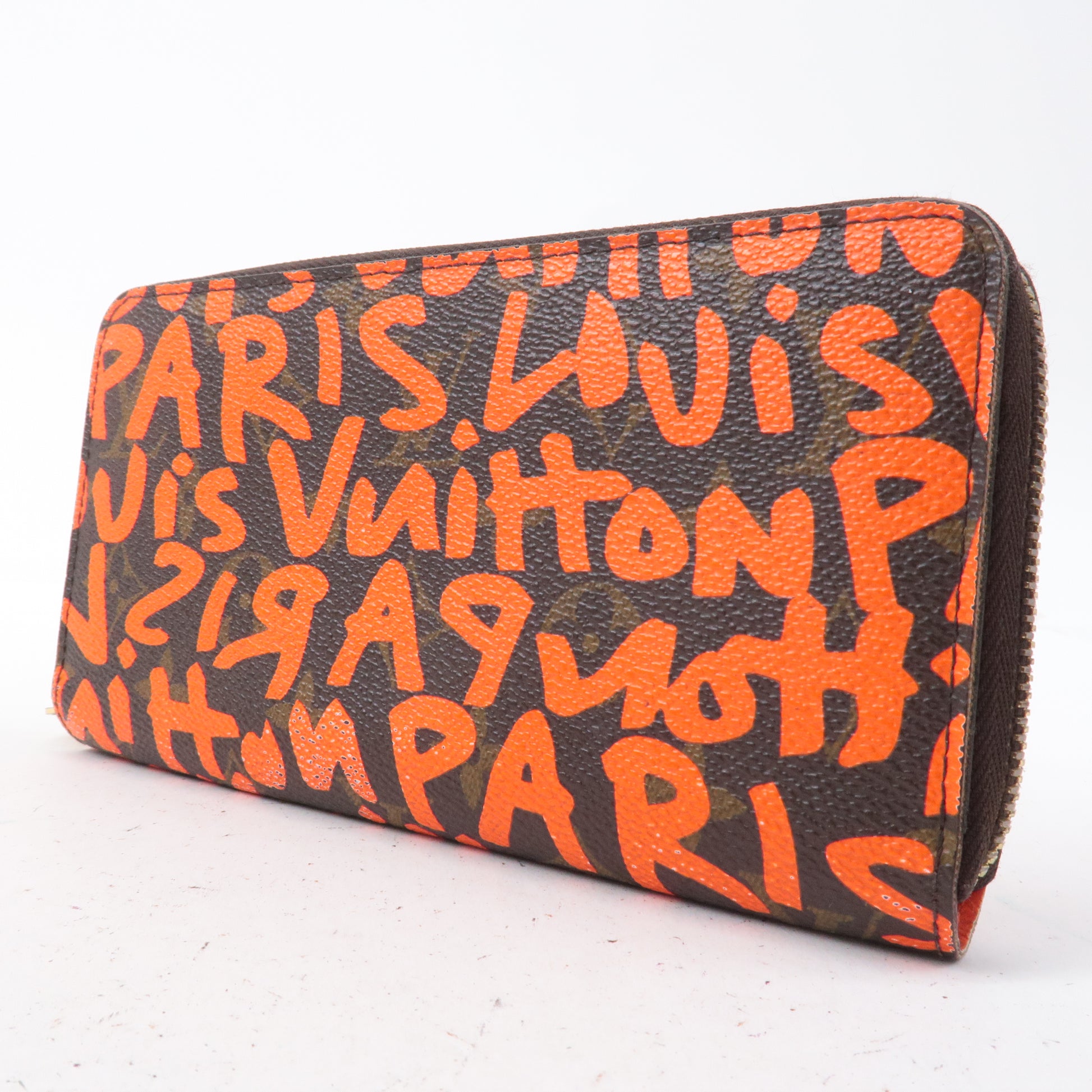 LOUIS VUITTON purse M93711 Zippy wallet Graffiti Monogram canvas Orang –