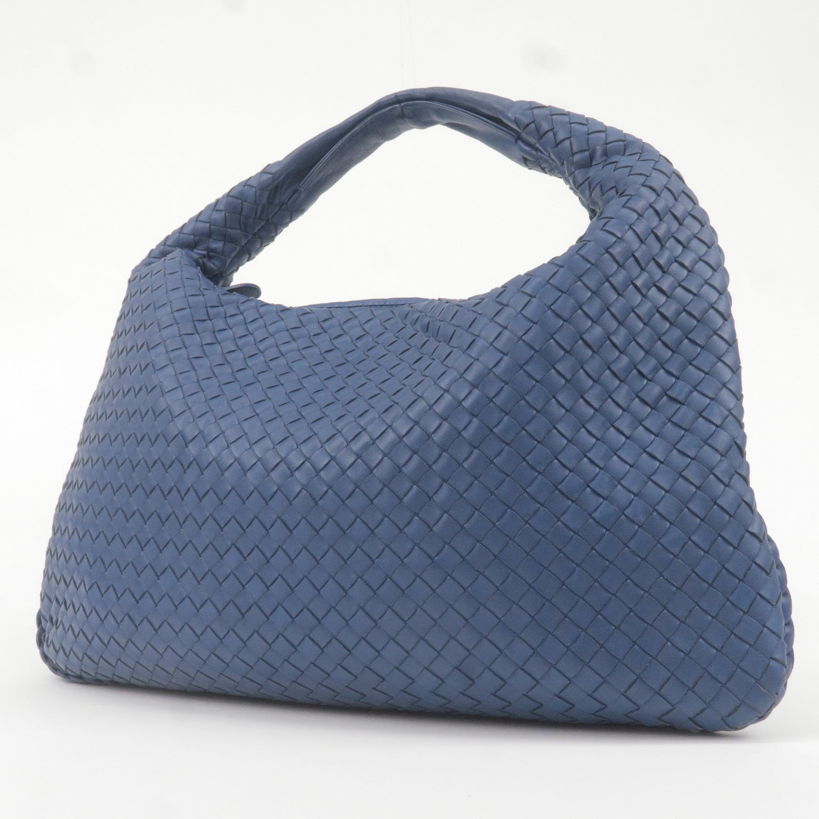 BOTTEGA-VENETA-Intrecciato-Leather-Shoulder-Bag-Blue-115654 – dct-ep_vintage  luxury Store