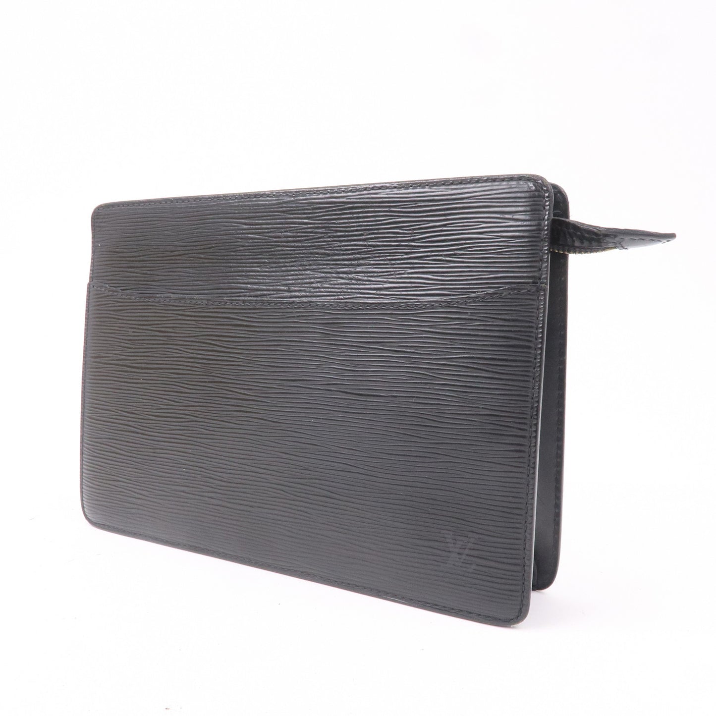 Louis Vuitton Epi Pochette Homme Clutch Bag Noir Black M52522