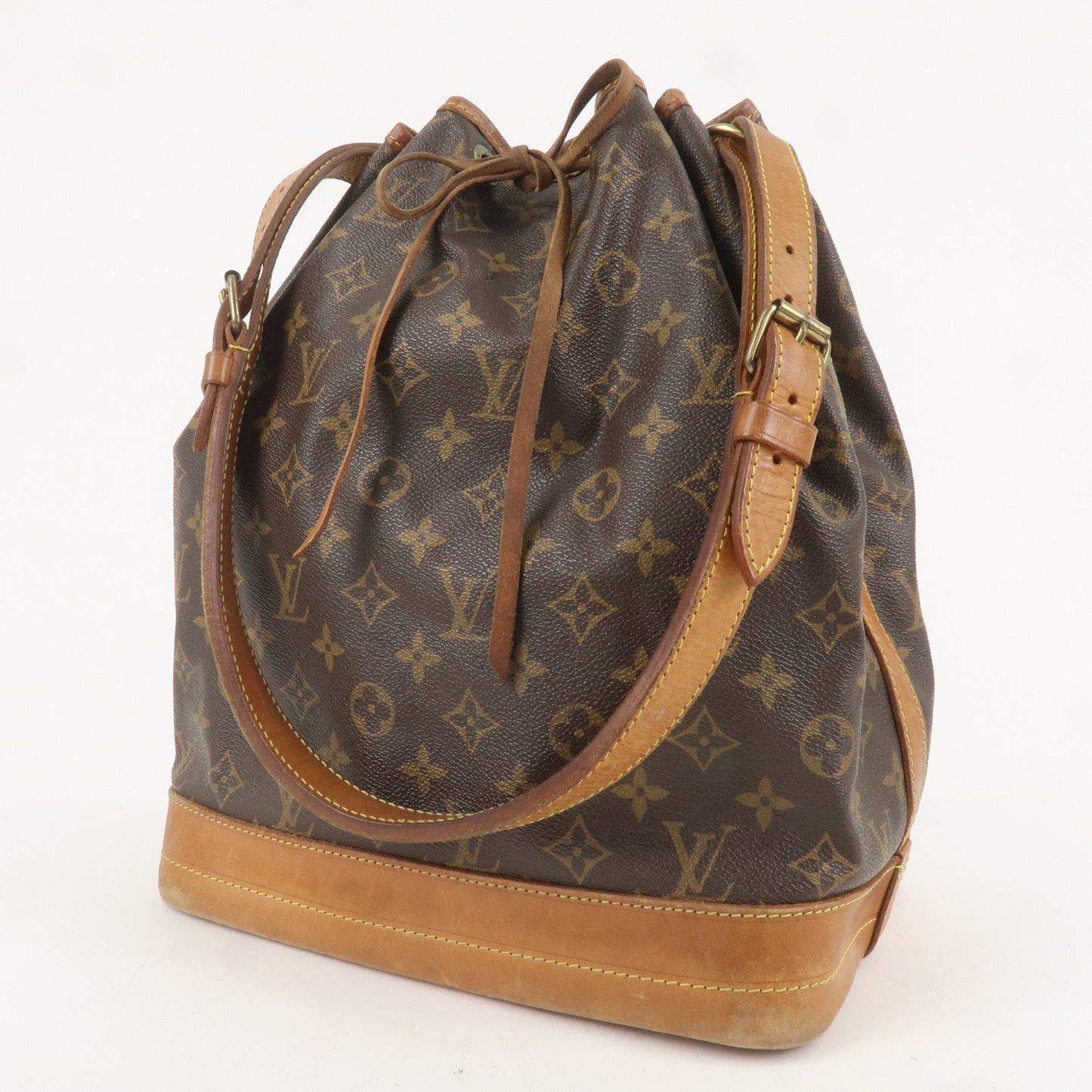 Louis Vuitton Monogram Noe Shoulder Bag Brown M42224