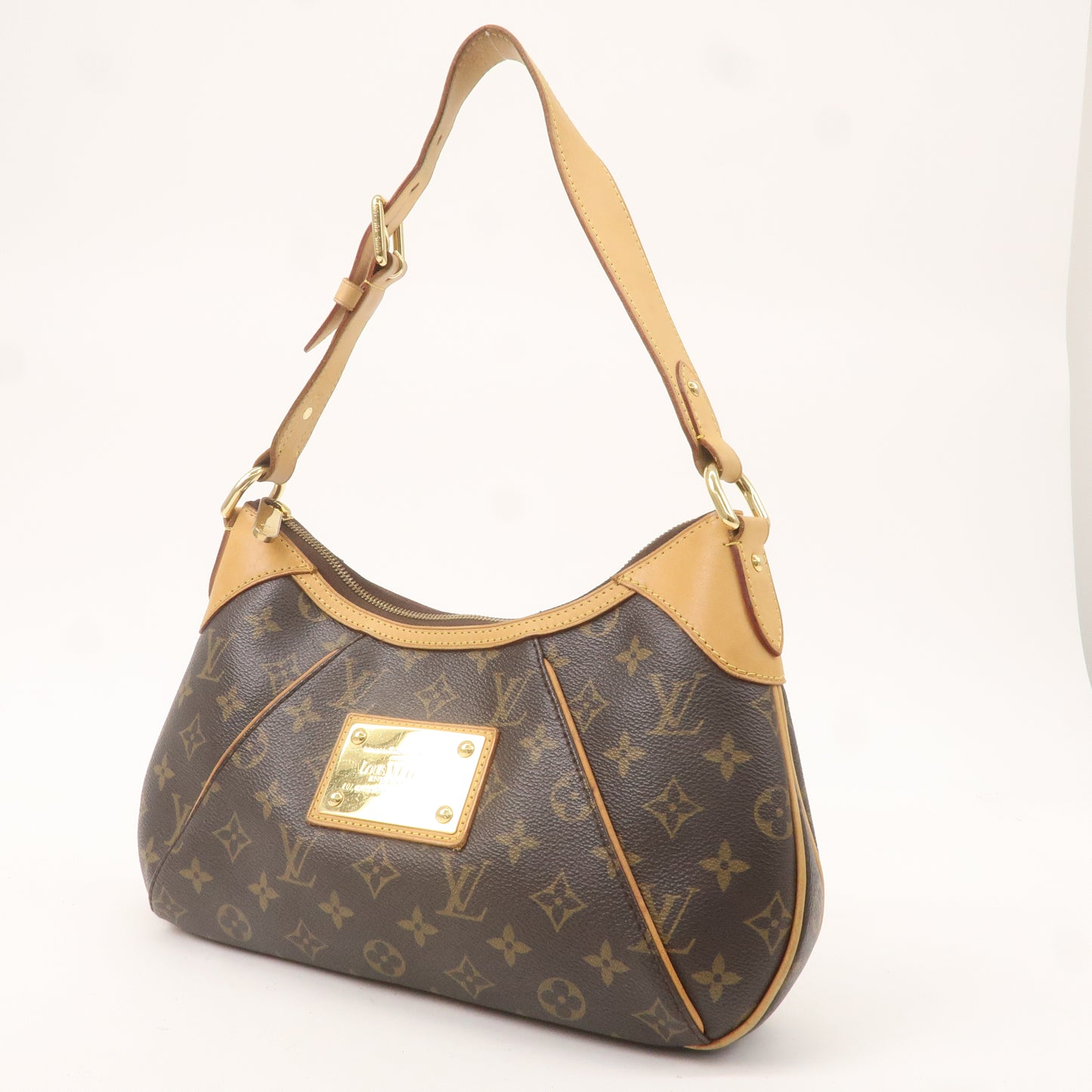 Louis Vuitton Monogram Thames PM Shoulder Bag Brown M56384