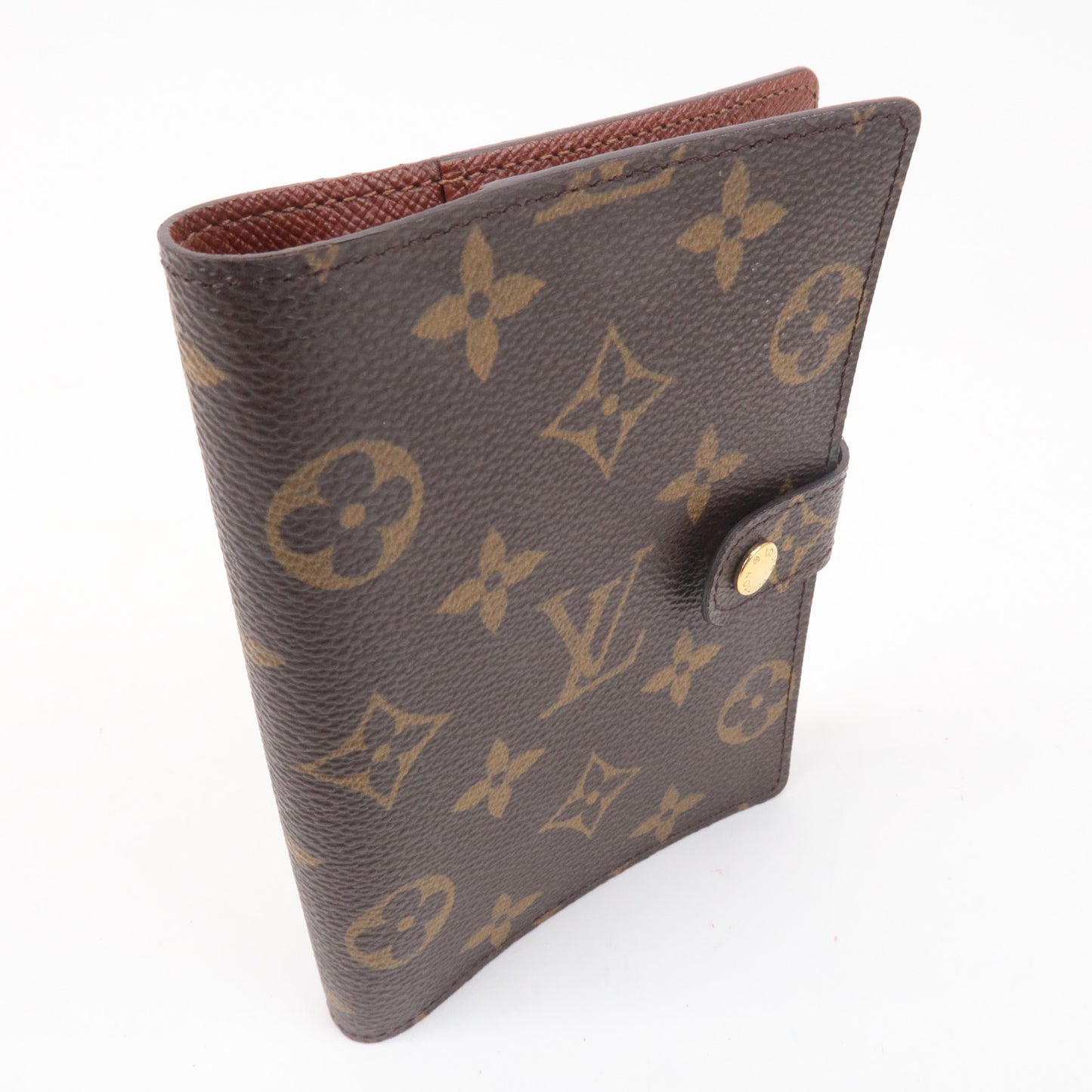 Louis Vuitton Monogram Agenda PM Planner Cover Brown R20005