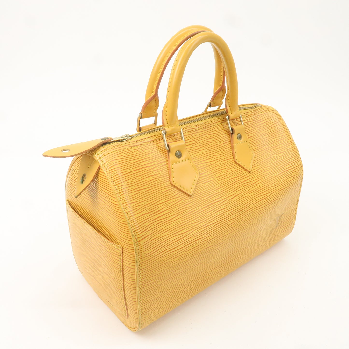 Louis Vuitton Epi Speedy 25 Boston Bag Hand Bag Yellow M43019