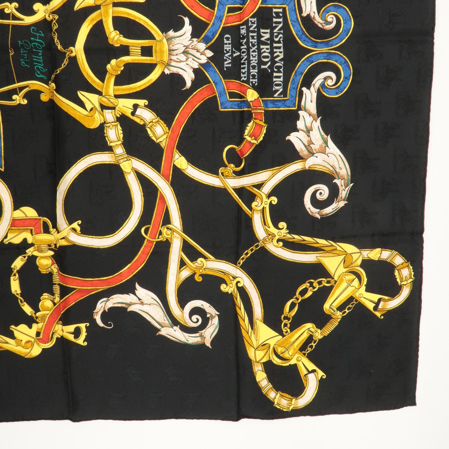 HERMES Carre 90 100% Silk Scarf Par Mefsire ANTOINE DE PLVVINEL