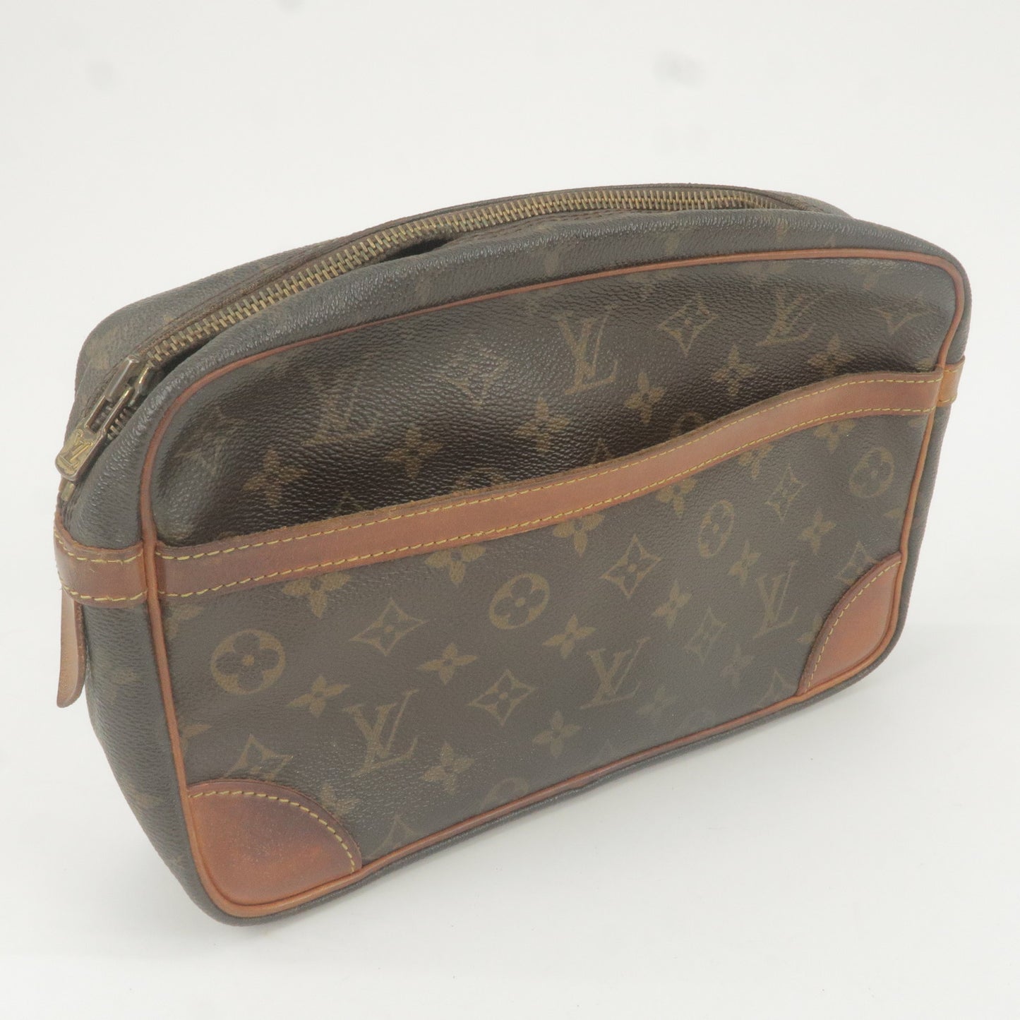 Louis Vuitton Monogram Compiegne 28 Pouch Clutch Bag M51845
