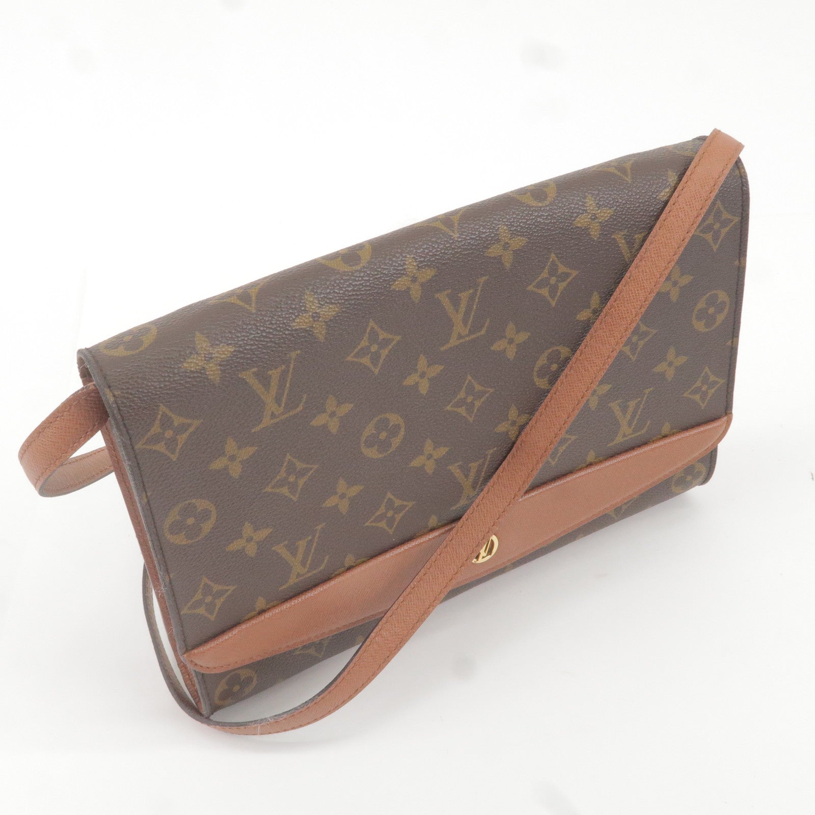 Louis Vuitton Brown Monogram Canvas Tulum GM Shoulder Bag at