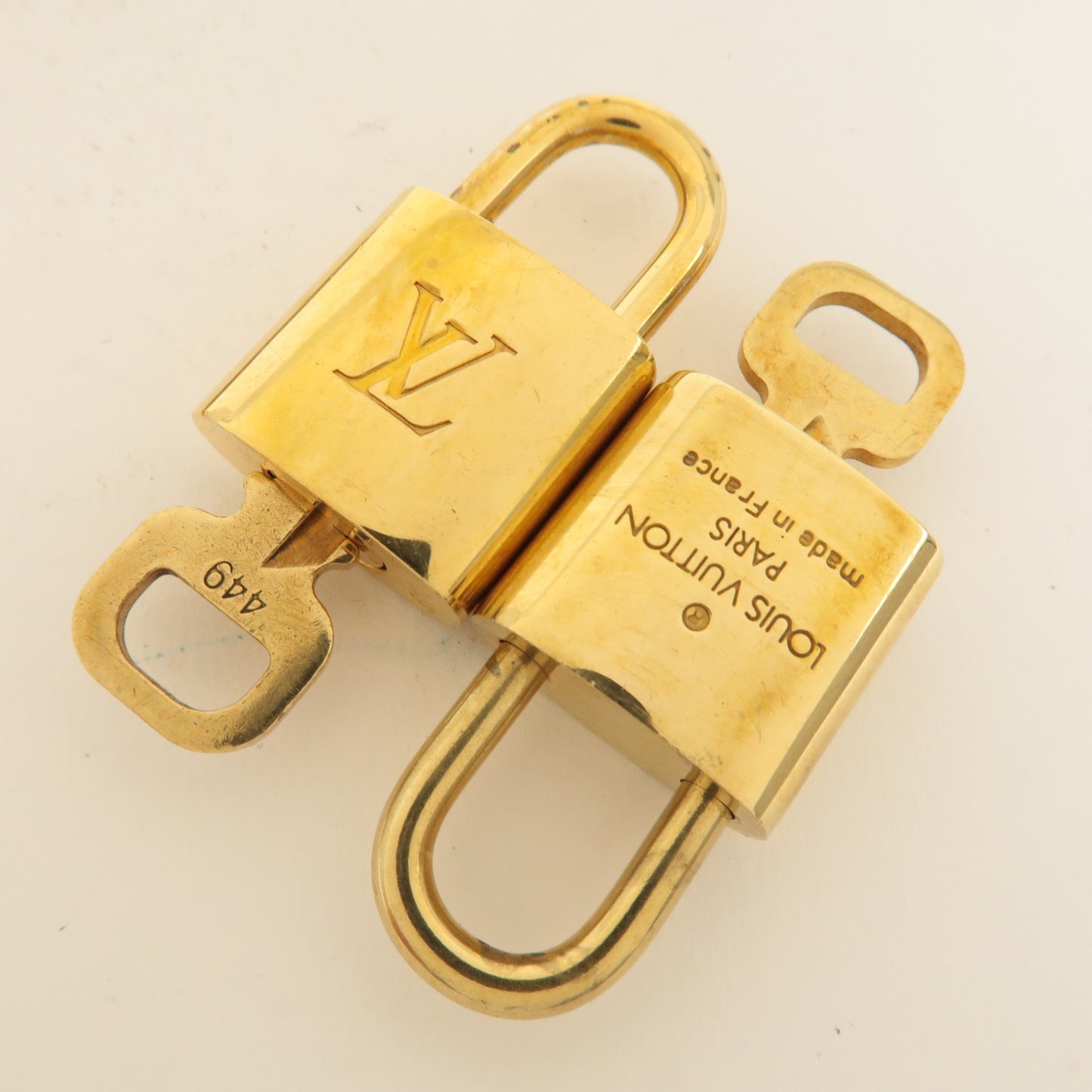 Louis Vuitton Set of 10 Lock & Key Cadena Key Lock