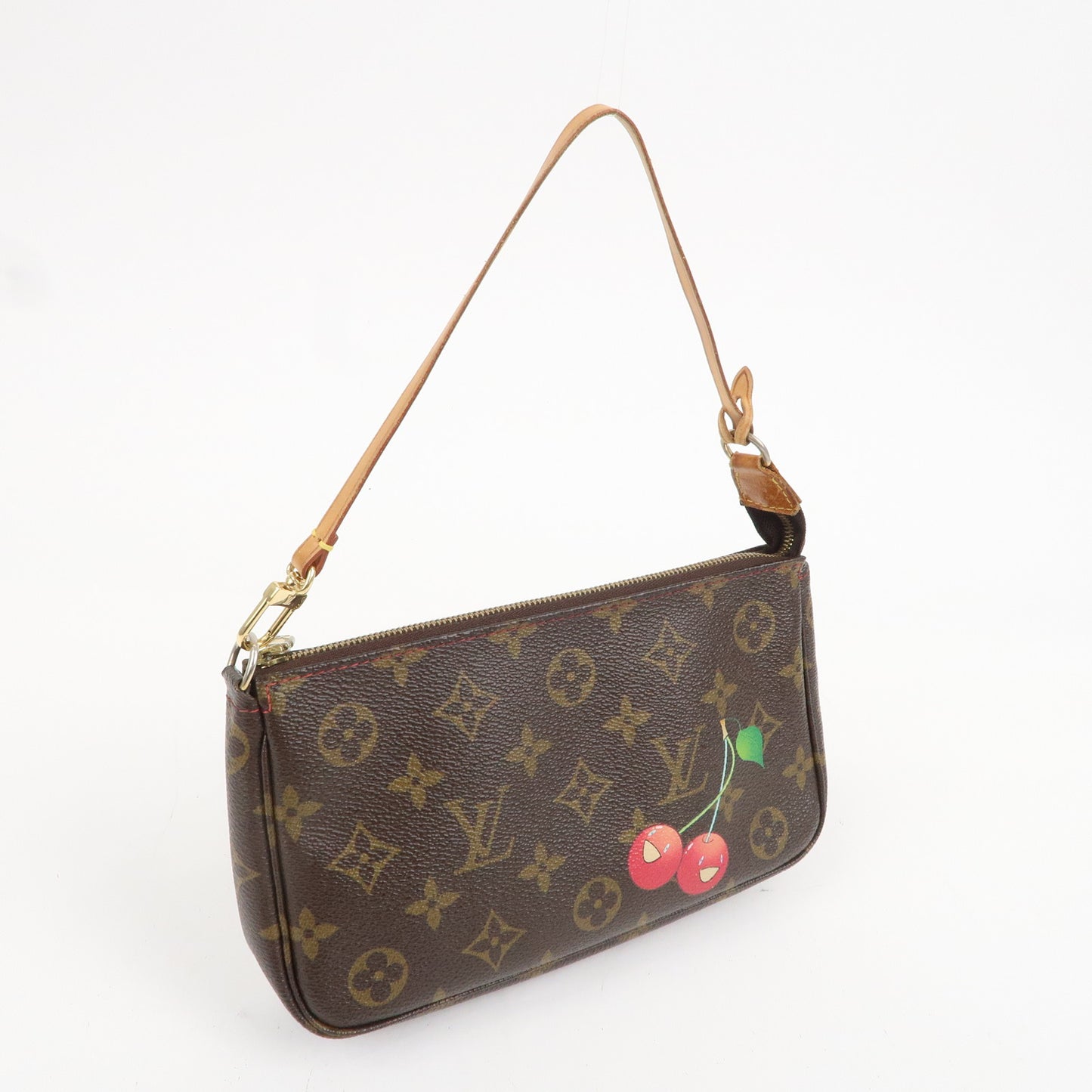 Louis Vuitton Cherry Pochette Accessoires Pouch Brown M95008