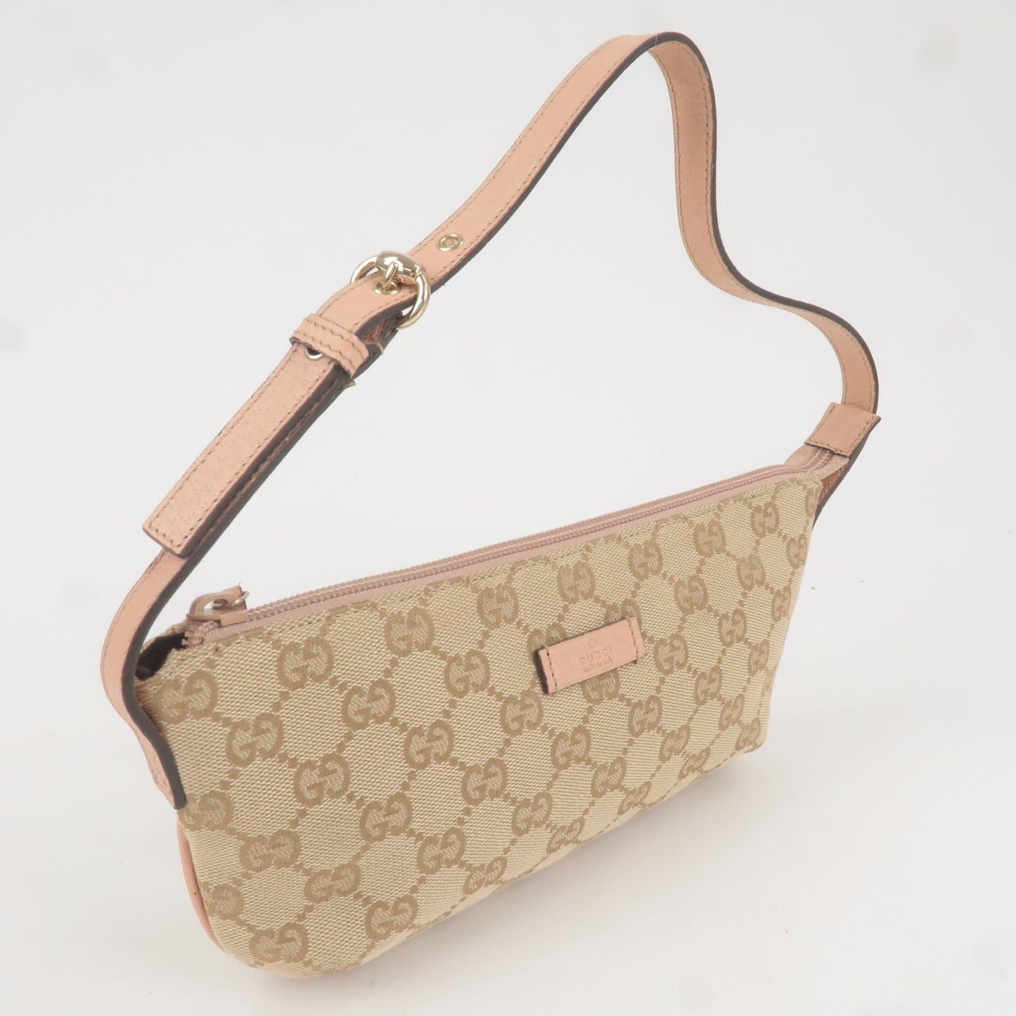 GUCCI-GG-Canvas-Leather-Shoulder-Bag-Pouch-Beige-Pink-190393 –  dct-ep_vintage luxury Store