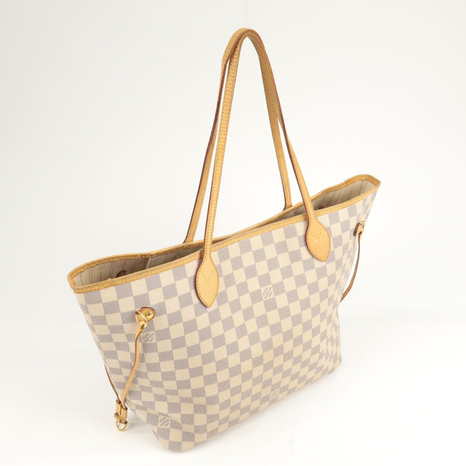 Pre-Owned Louis Vuitton Neverfull Damier Azur PM Tote Bag