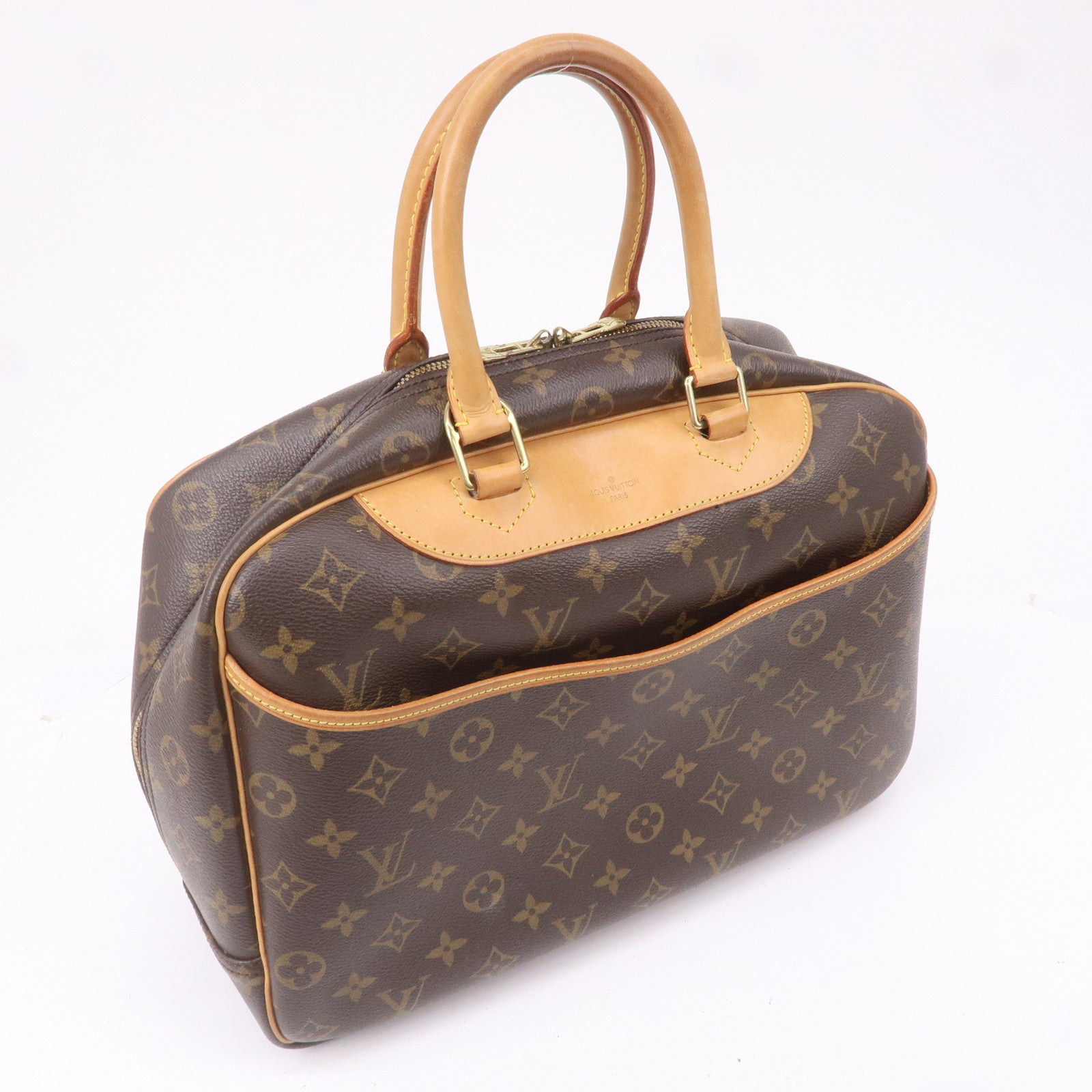 Louis Vuitton Monogram Deauville Hand Bag M47270 LV Auth 29280
