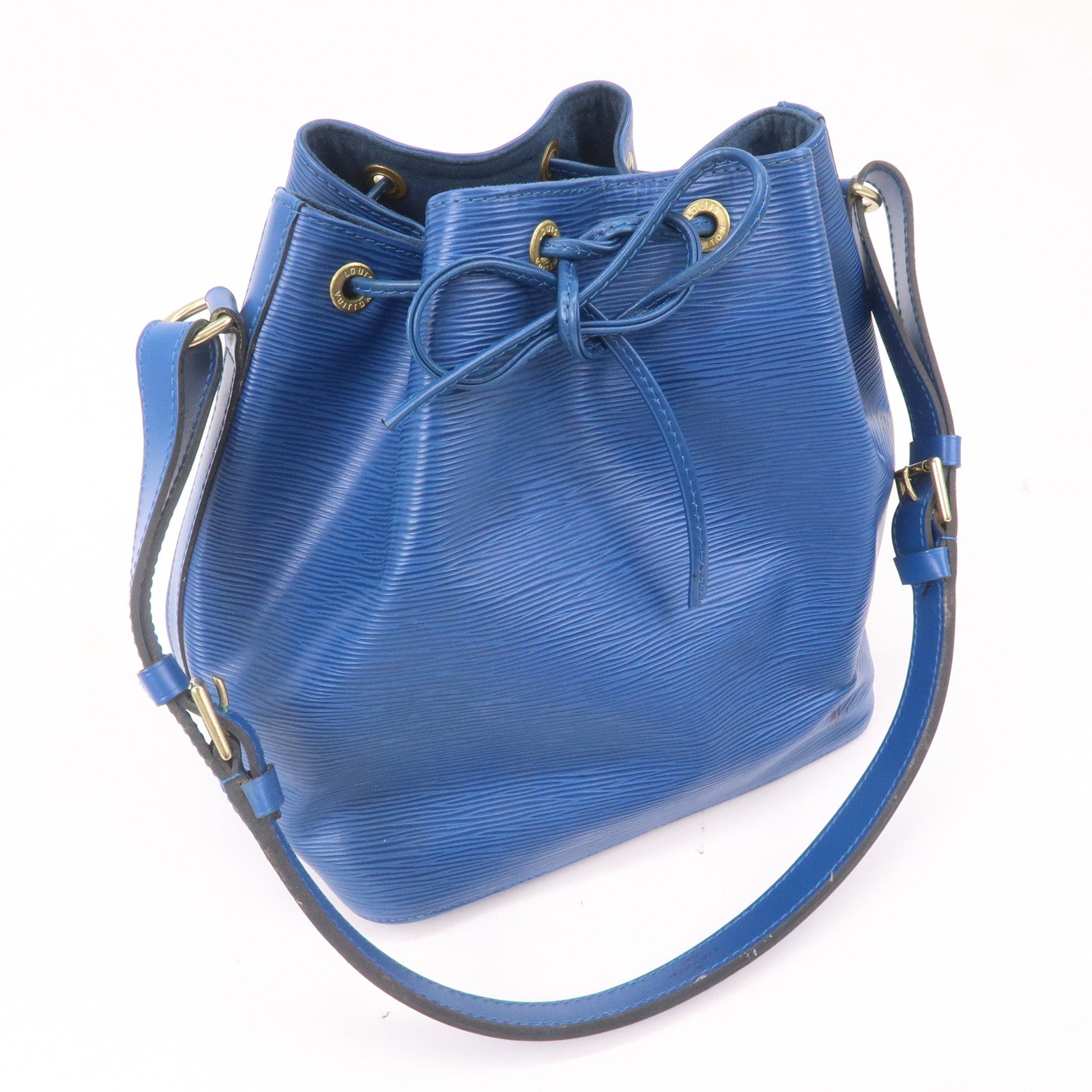 Louis Vuitton Epi Blue Petite Noe Shoulder Bag