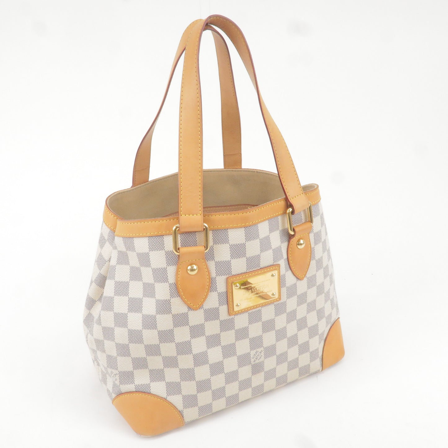 Louis Vuitton Damier Azur Hampstead PM Hand Bag N51207
