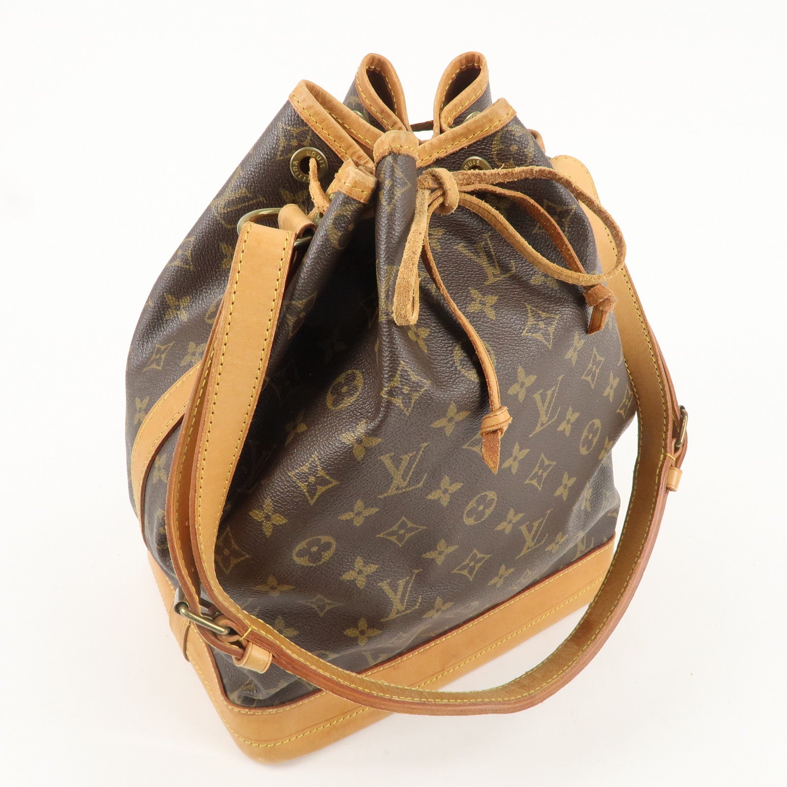 Louis Vuitton Monogram Noe Shoulder Bag Brown M42224