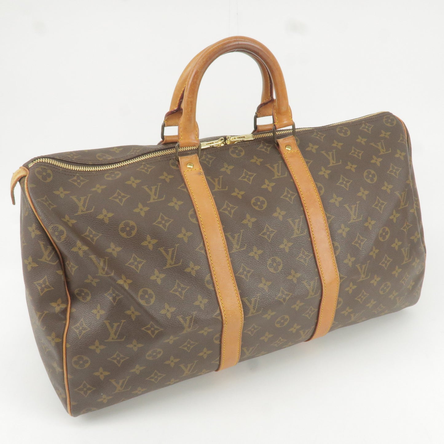 Louis Vuitton Monogram Keep All 50 Boston Bag Old Style M41426
